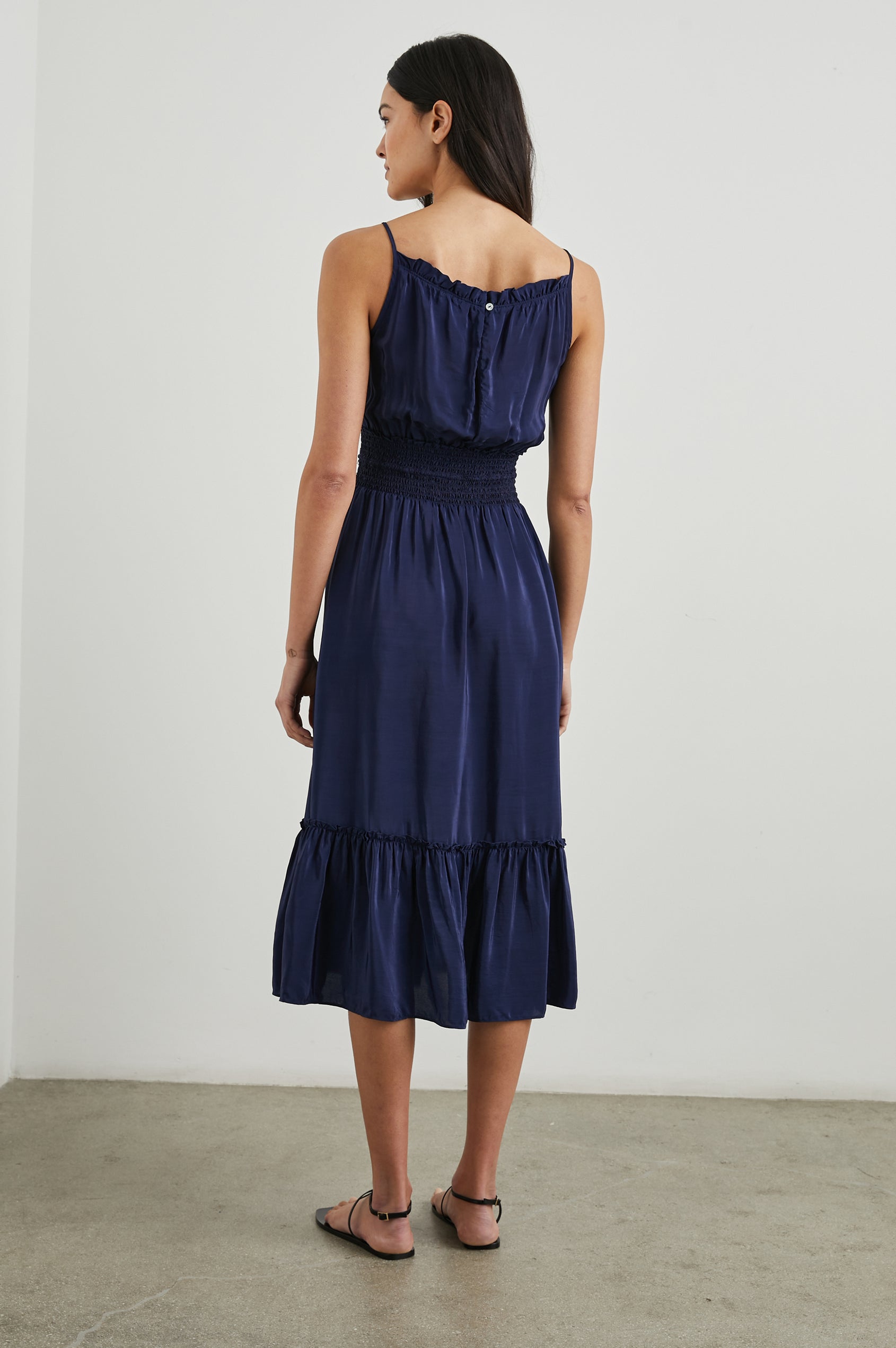 MAGDALENE DRESS - ADMIRAL BLUE - BACK '