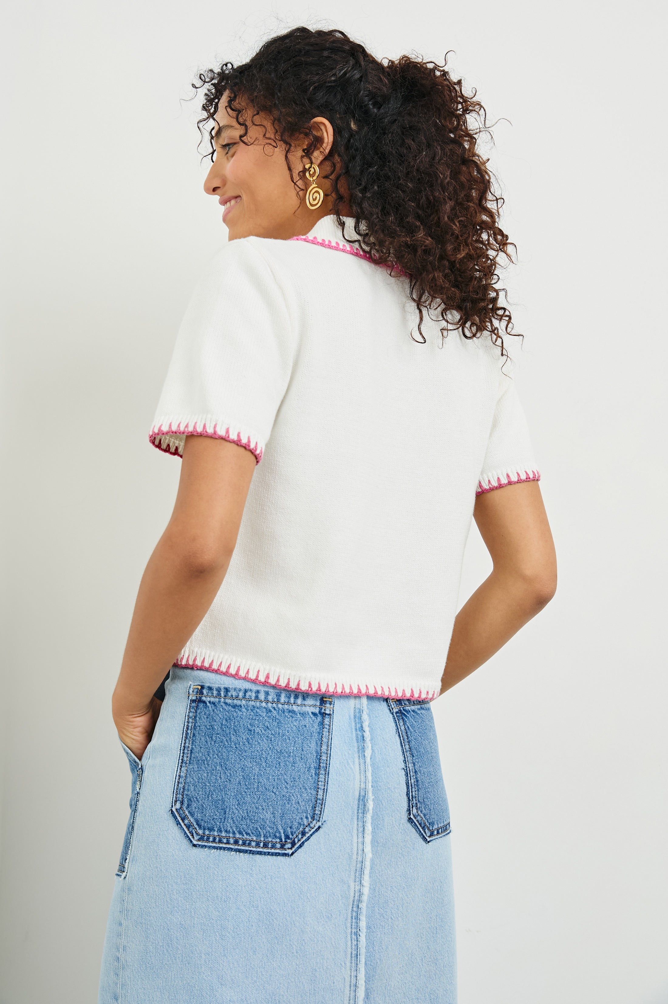 MALIAH TOP - IVORY HIBISCUS – Rails