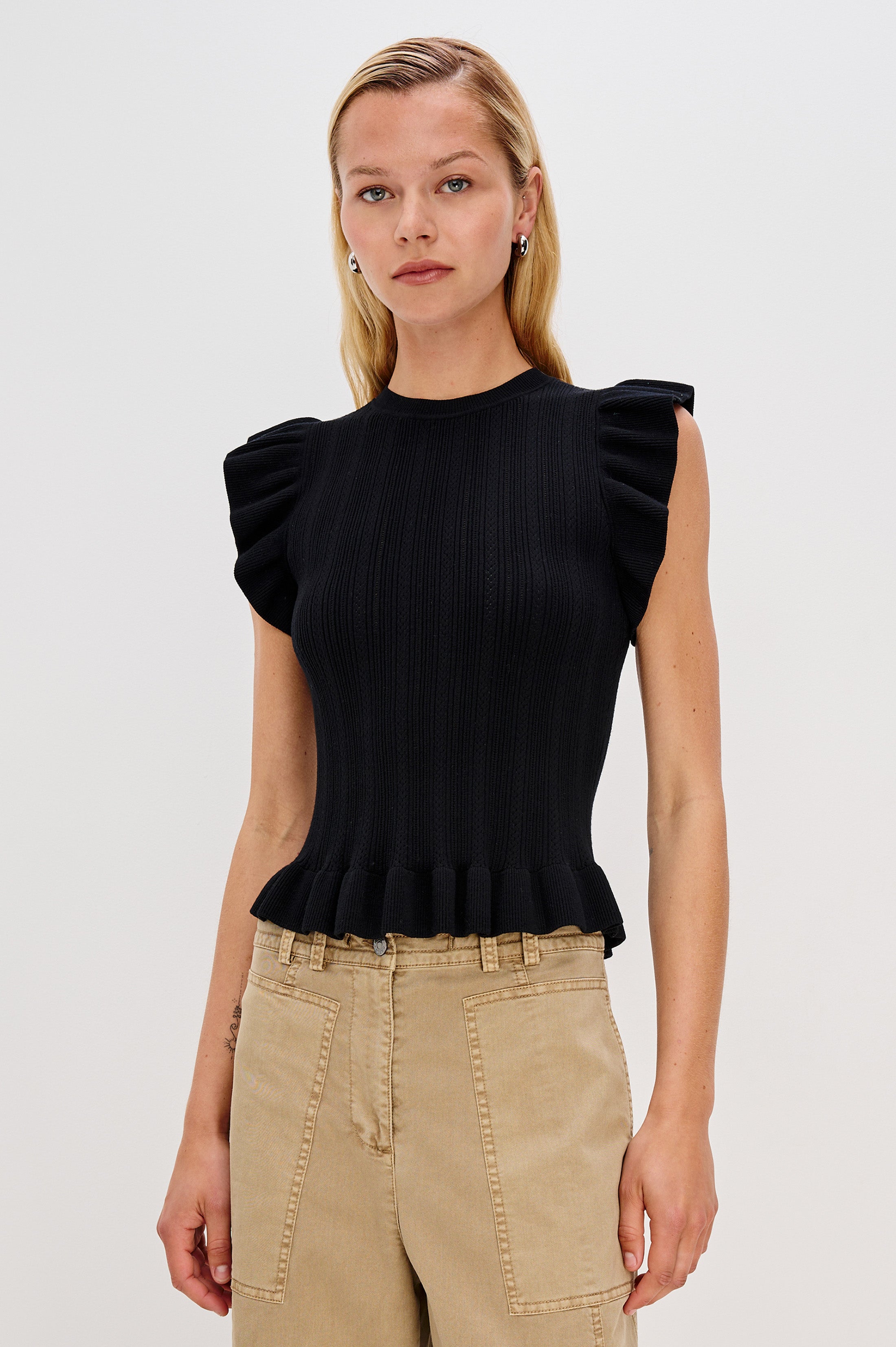 MARCI SWEATER - BLACK – Rails