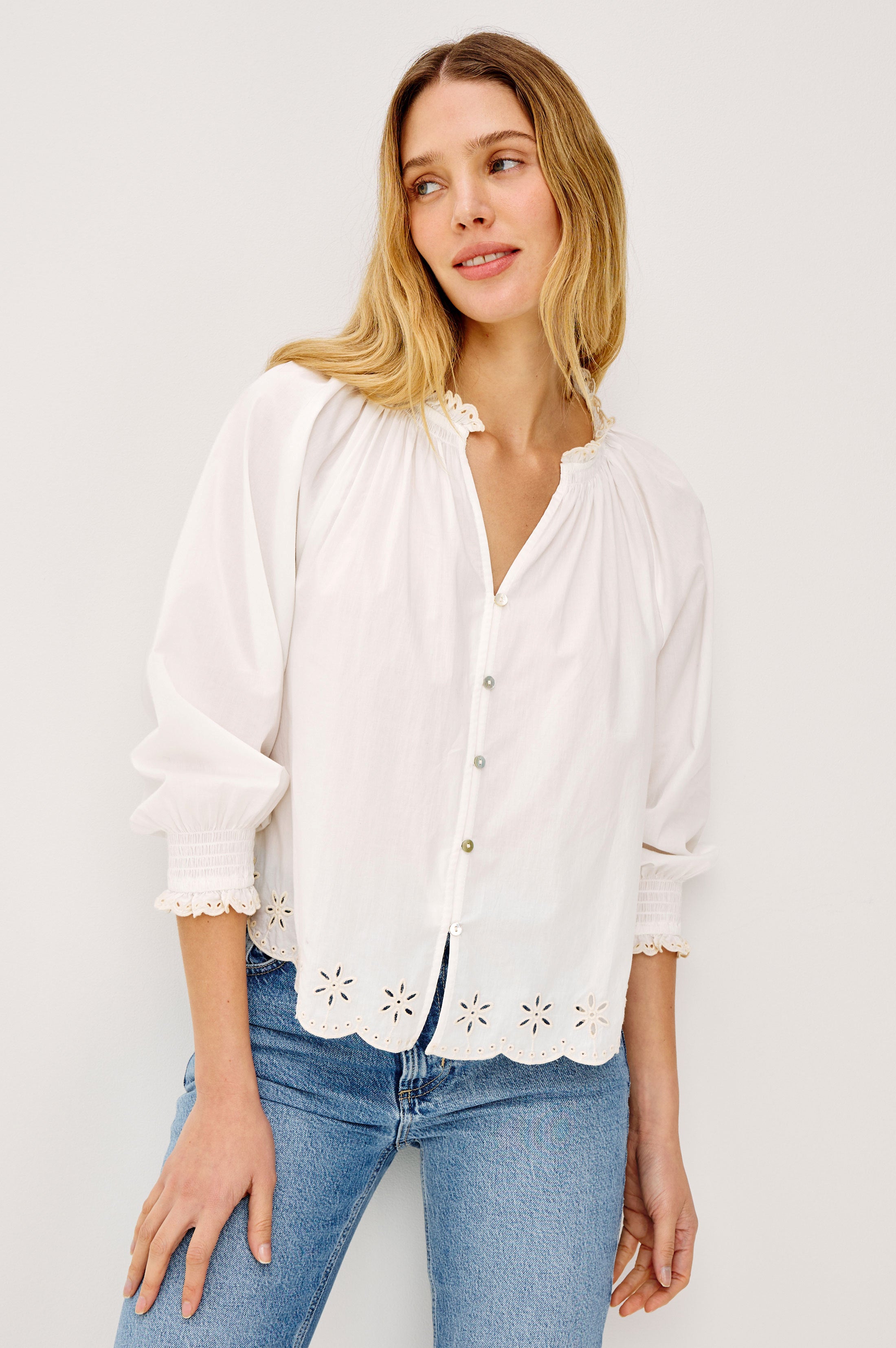 MARIAH SHIRT - PEARL – Rails