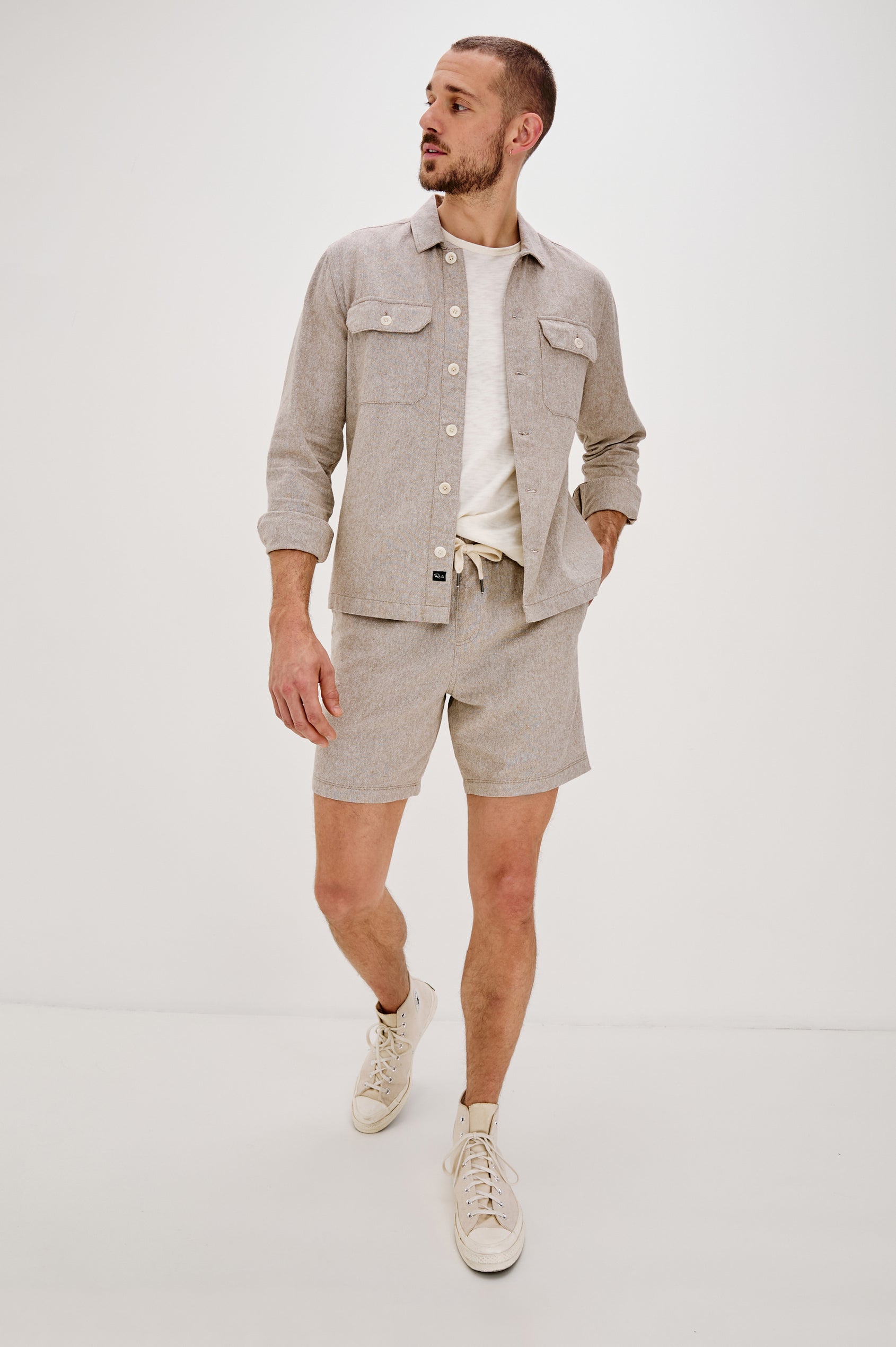 Rails | Martin Short - Bulgur Oat | Premium Cotton | Size XXL | Men's Shorts Rails | Martin Short - Bulgur Oat | Premium Cotton | Size XXL | Men's Shorts