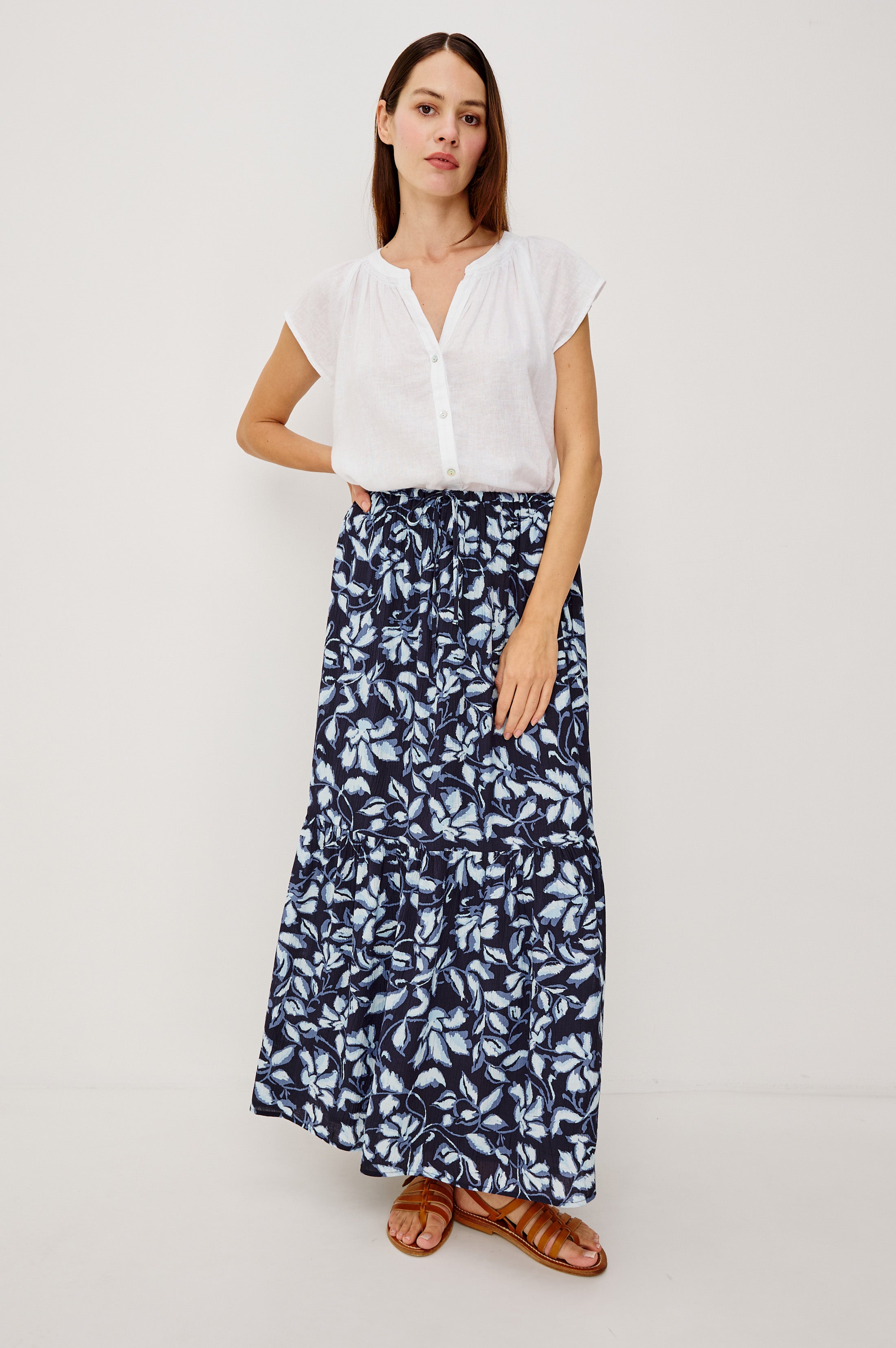 MARULO SKIRT - NAVY JASMINE – Rails