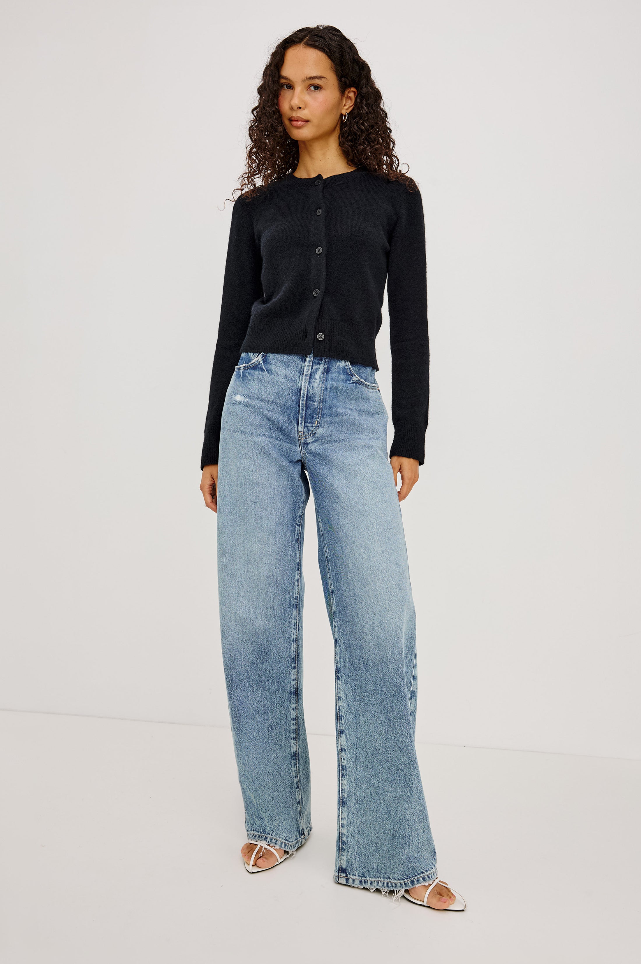 MATILDA CARDIGAN - BLACK – Rails
