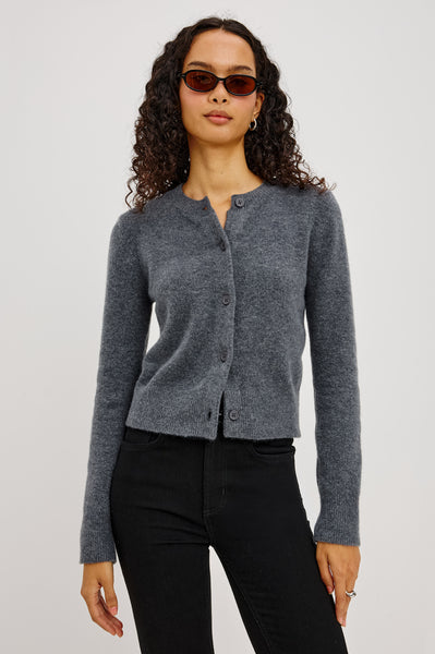 MATILDA CARDIGAN - CHARCOAL – Rails