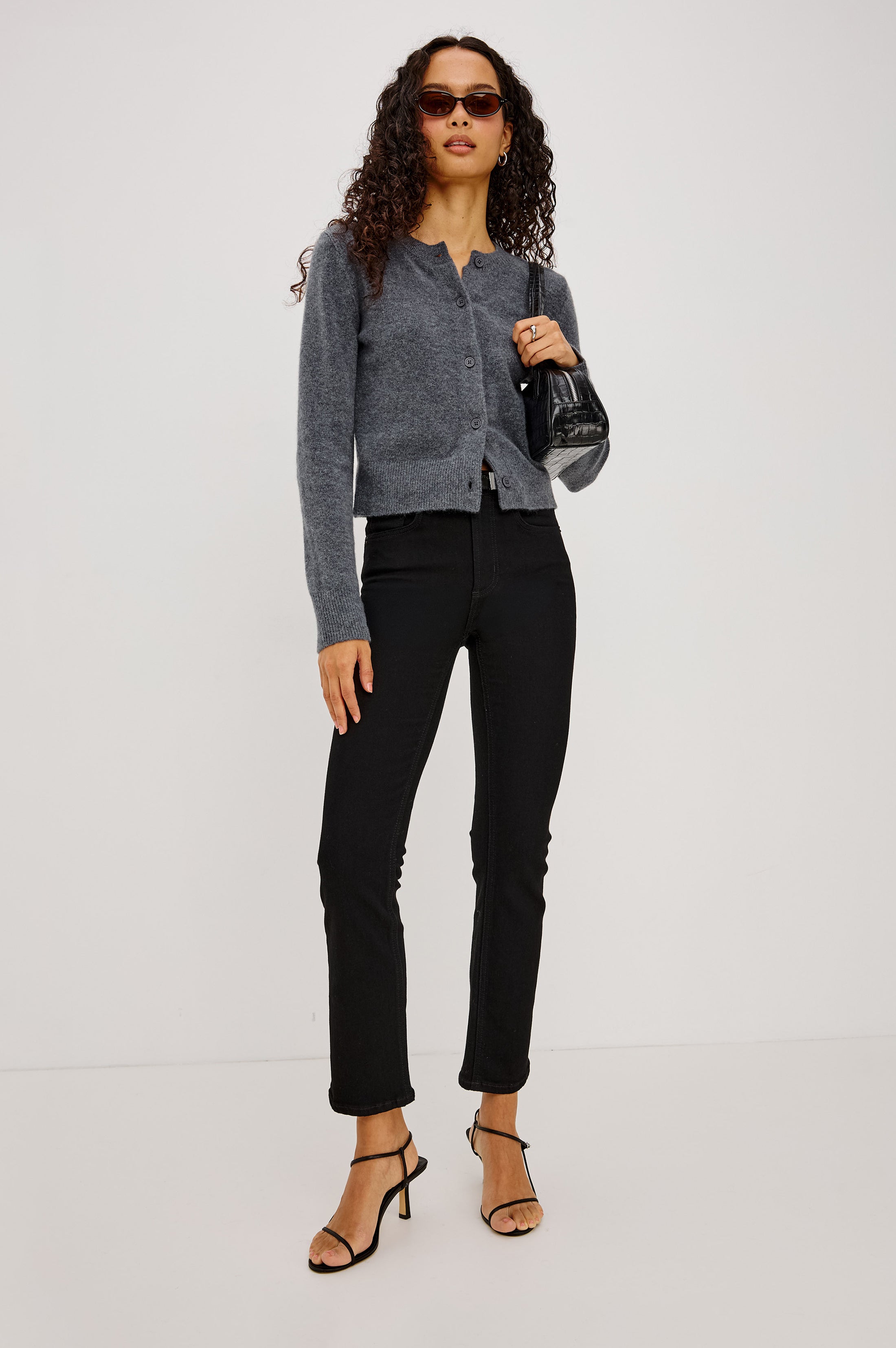 MATILDA CARDIGAN - CHARCOAL – Rails
