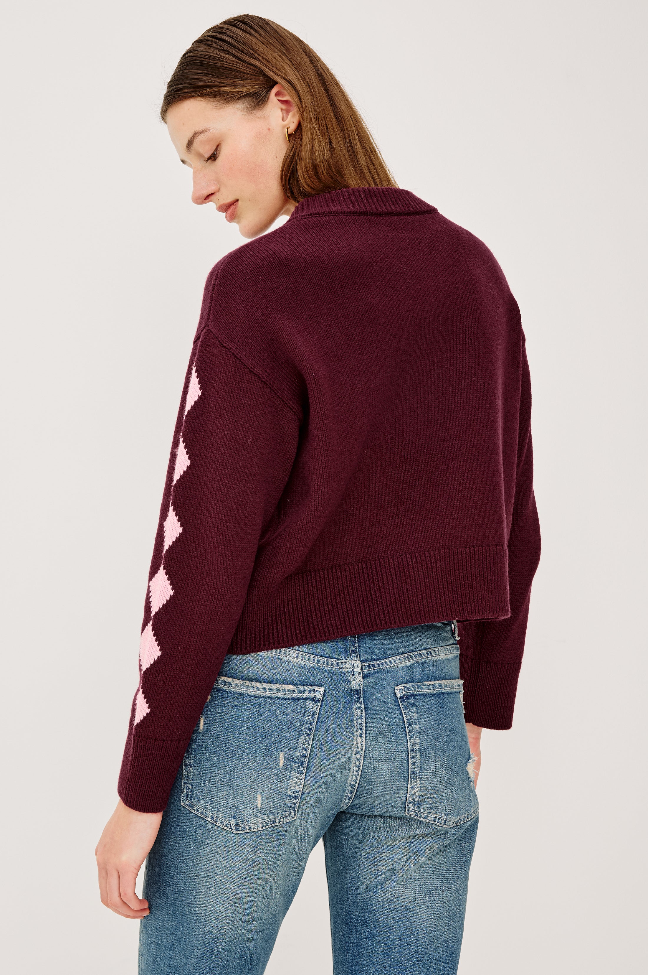 MAVIE CARDIGAN - GARNET DAISY – Rails