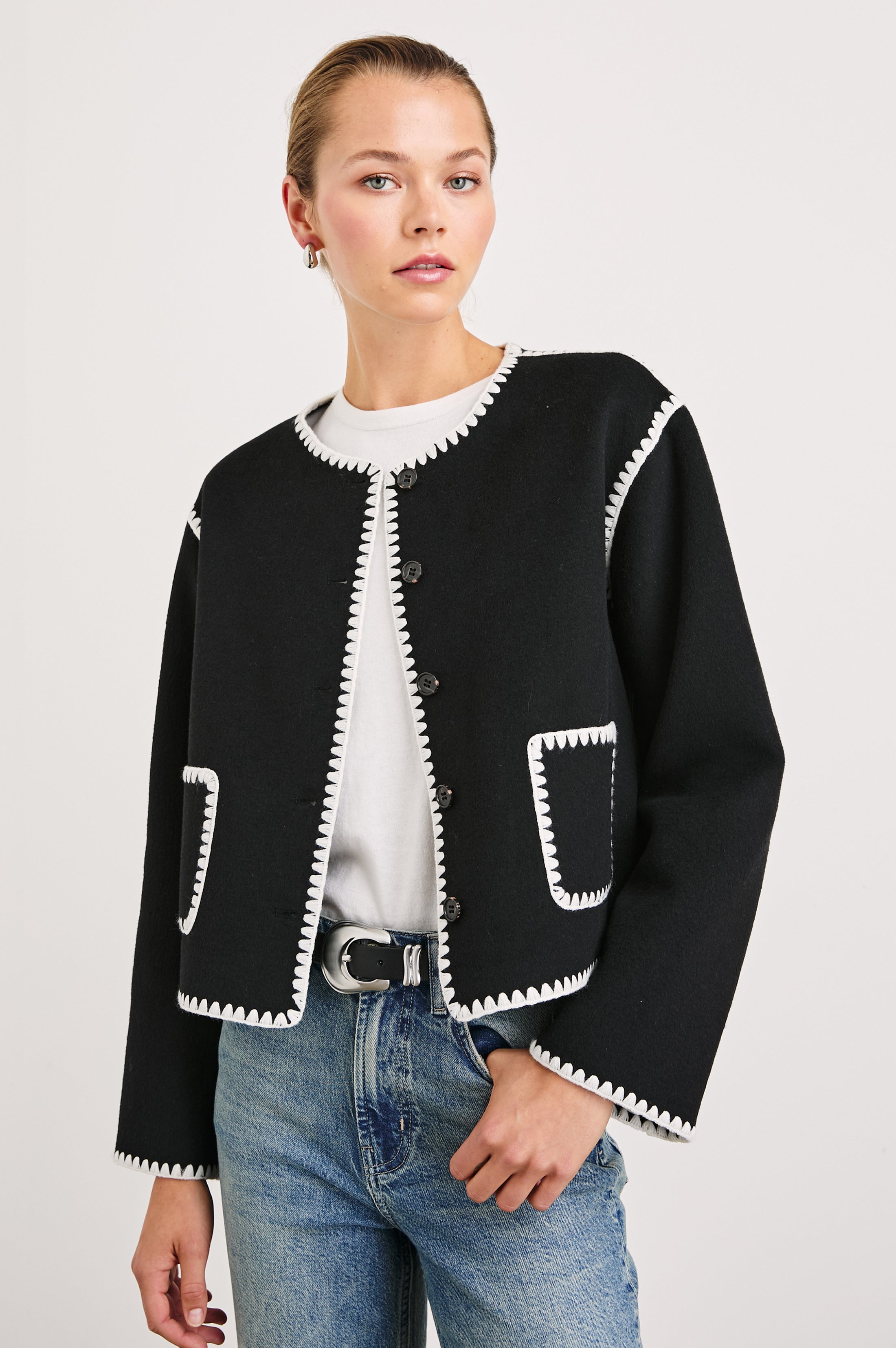 MELANIE JACKET - BLACK – Rails