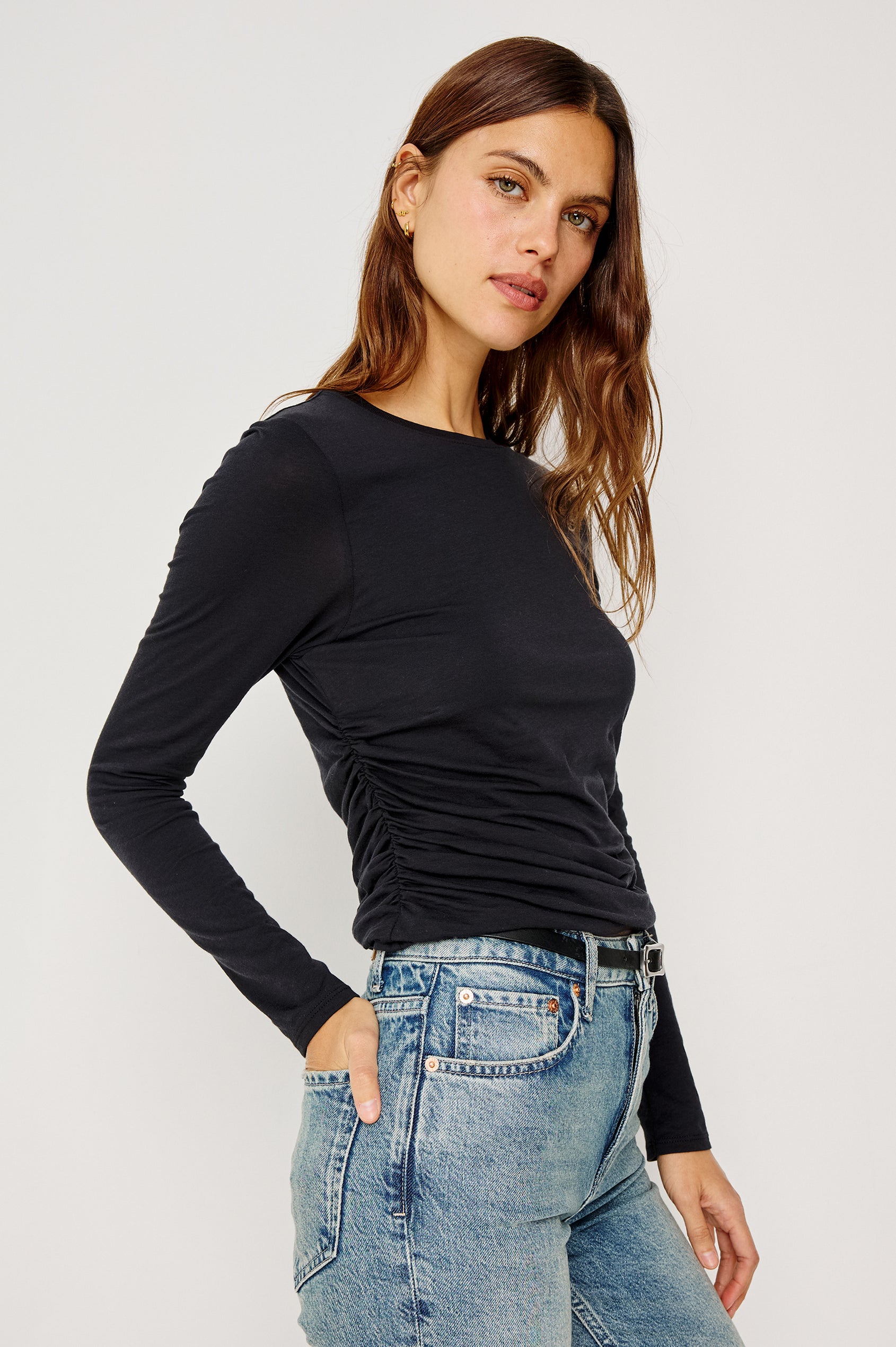 MELLE TOP - BLACK