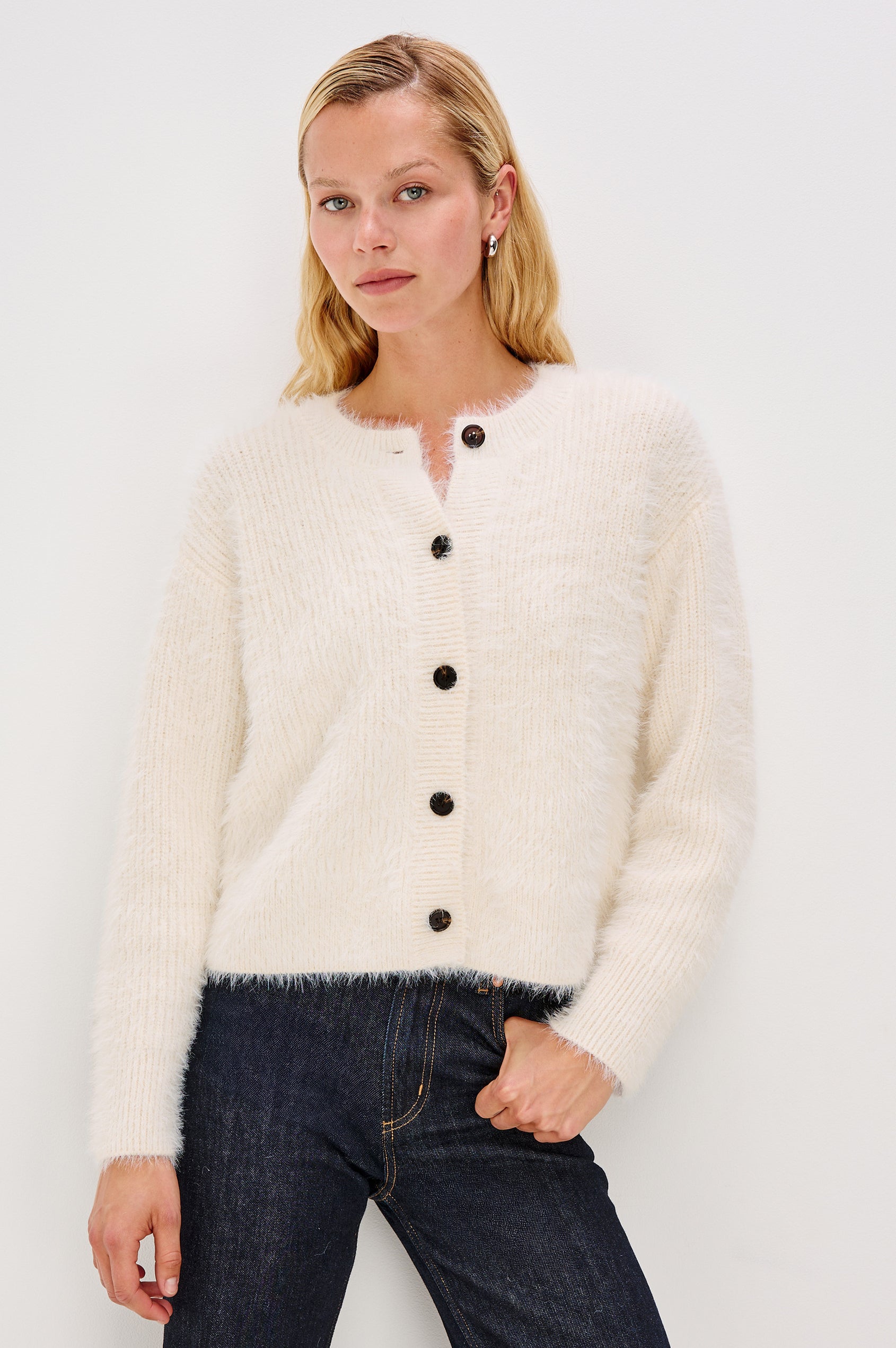 MELO CARDIGAN - IVORY