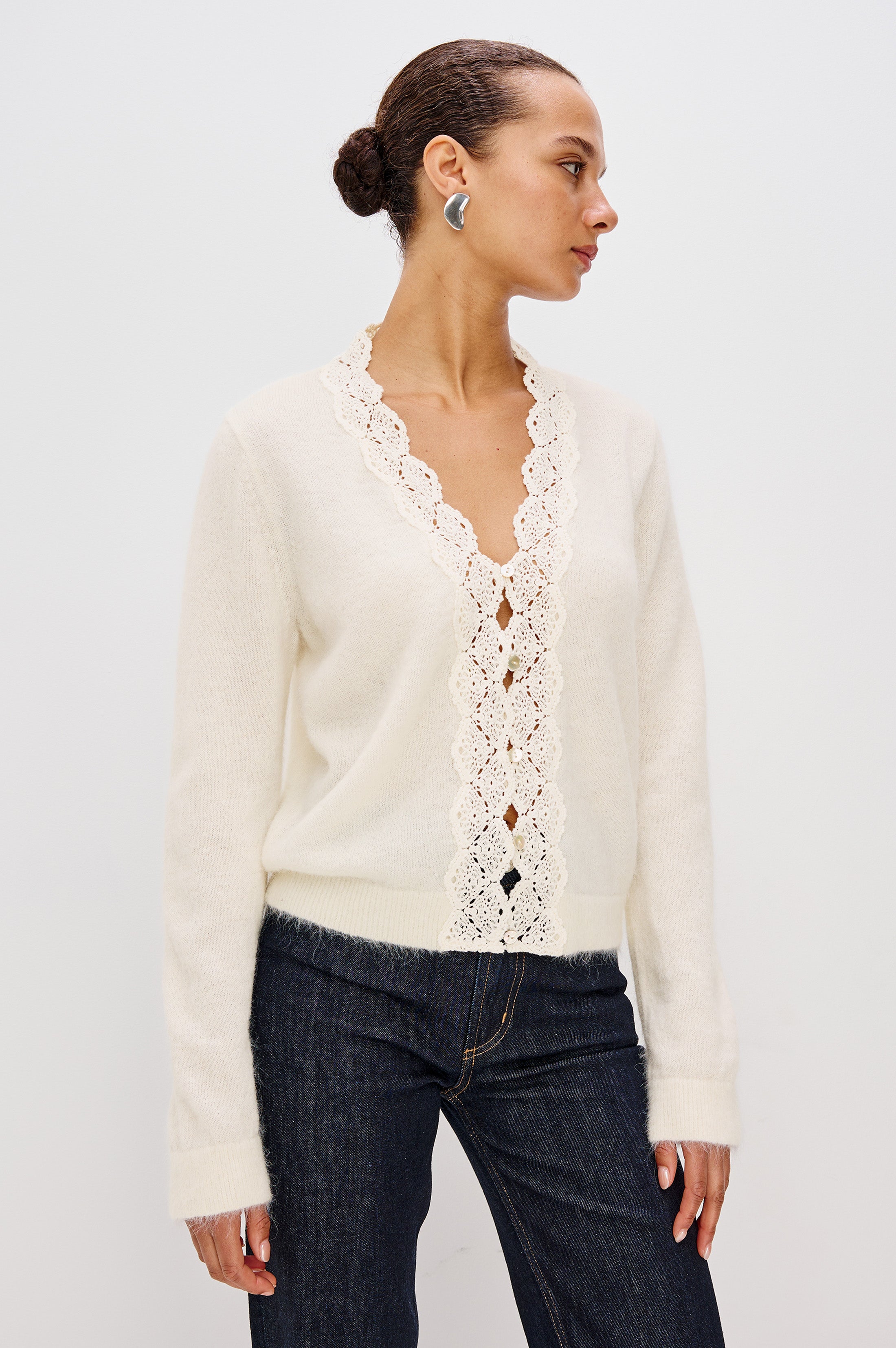 MER CARDIGAN - IVORY – Rails