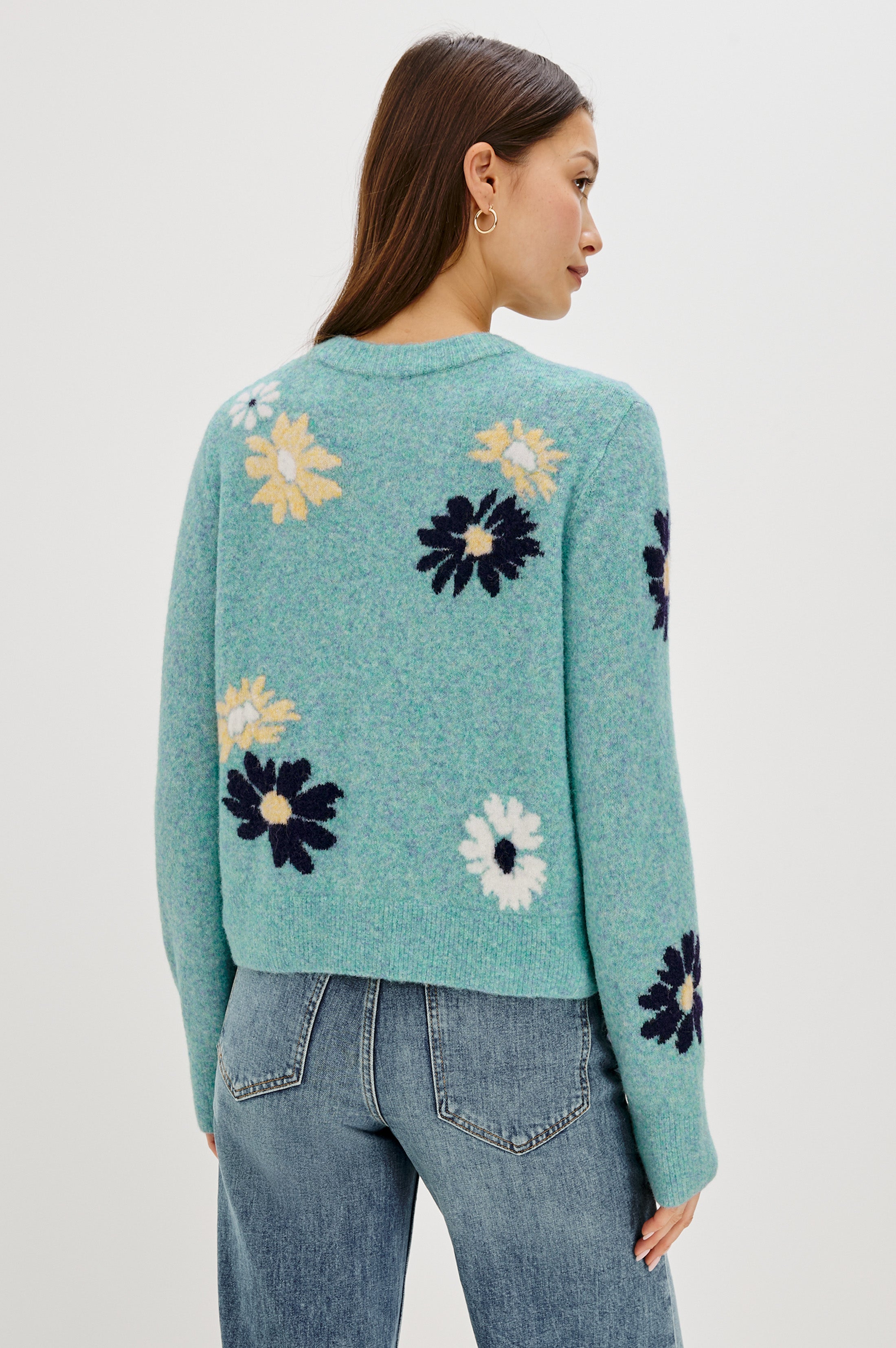 MILLIE CARDIGAN - HEATHER TEAL – Rails