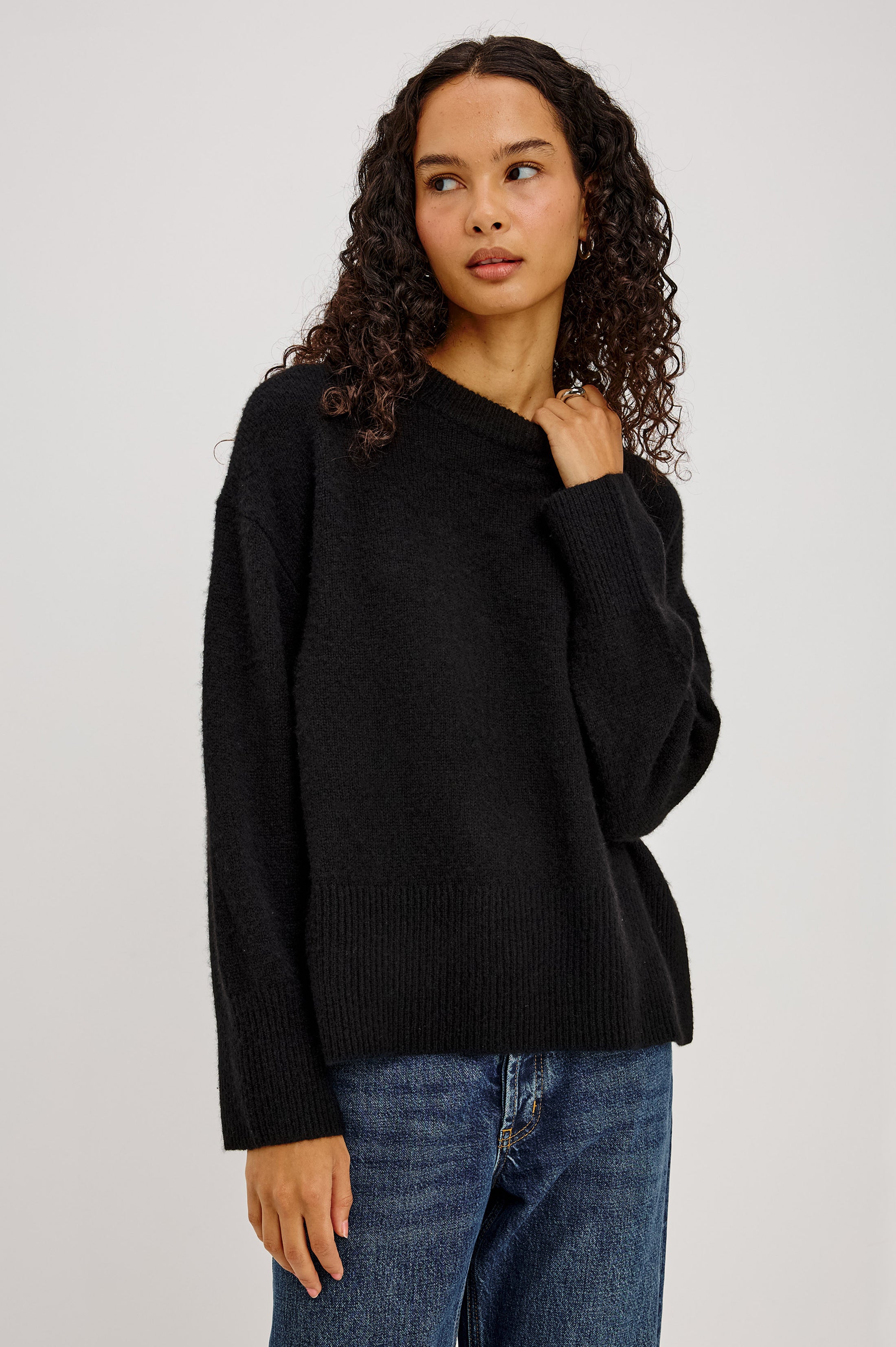 MARLENEDAM ITALY ニットスカート MIRANDA SWEATER - BLACK – Rails