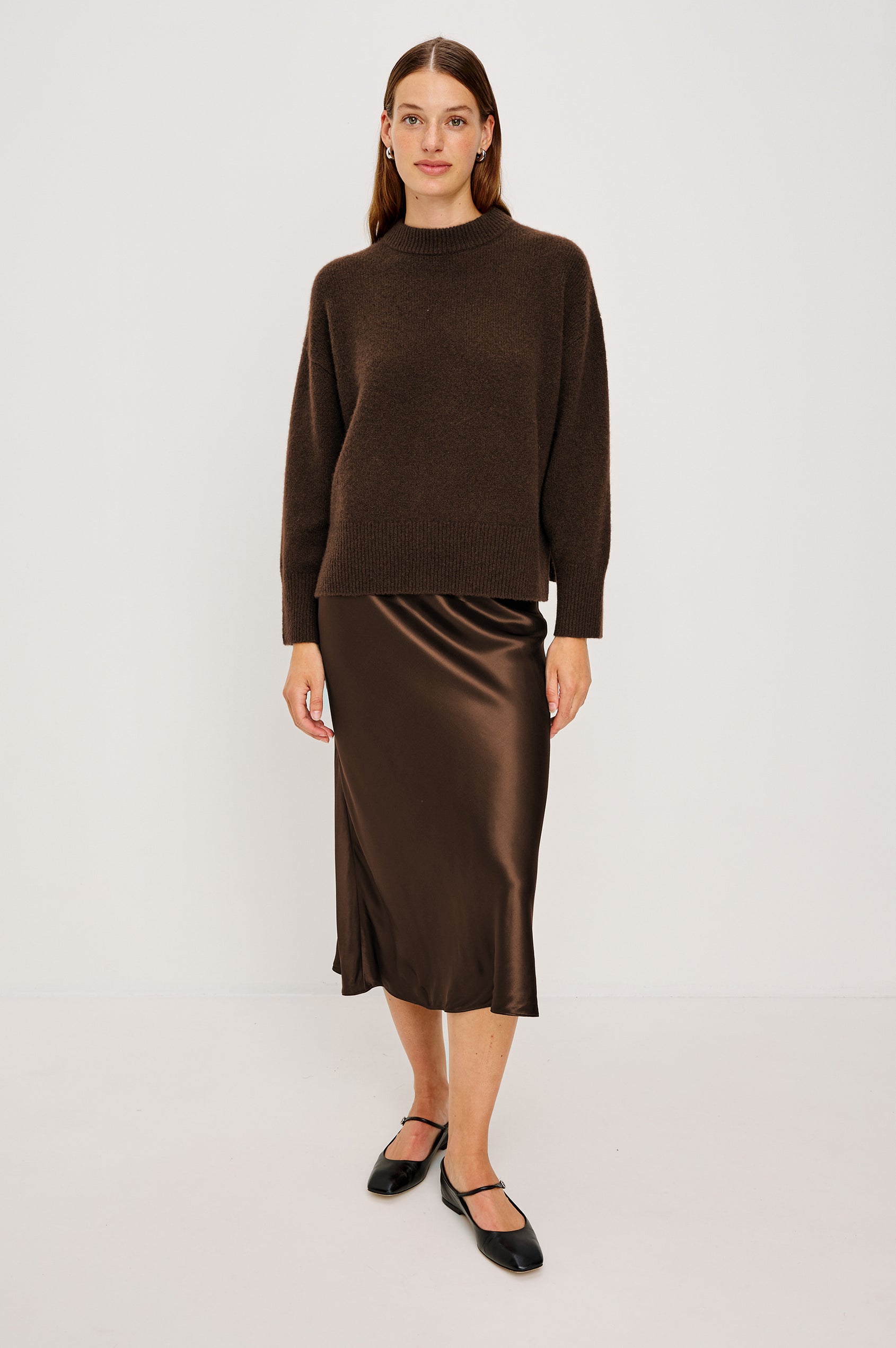 MIRANDA SWEATER - CHOCOLATE