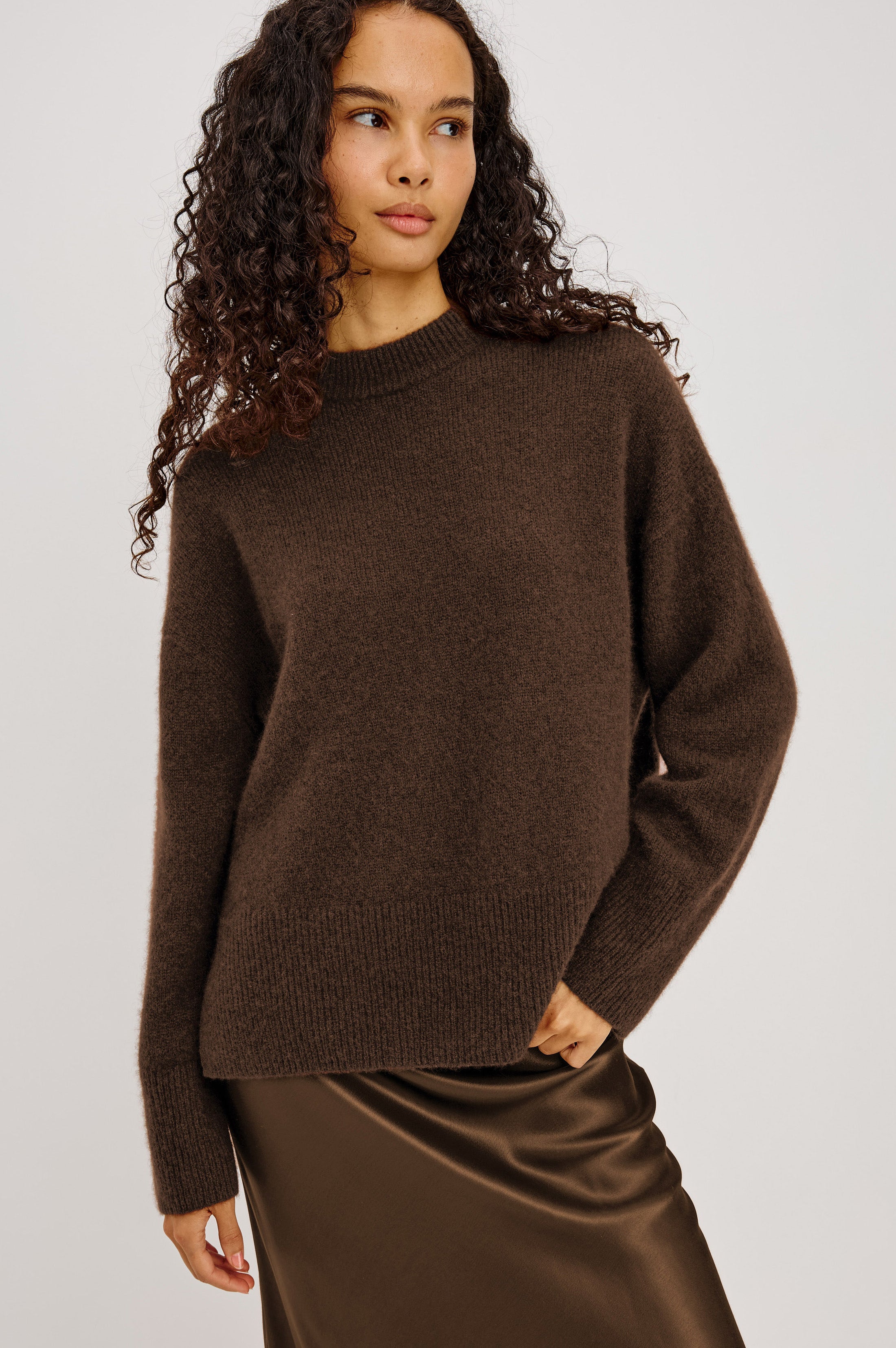 MIRANDA SWEATER - CHOCOLATE – Rails
