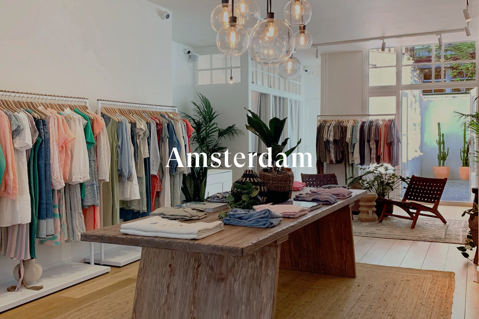 IMAGE SHOWS INSIDE OF AMSTERDAM STORE