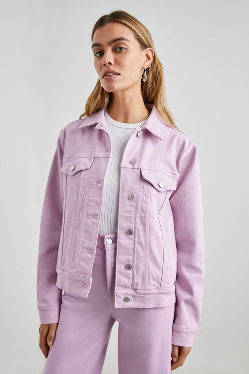 MULHOLLAND JACKET - LILAC - FRONT BODY