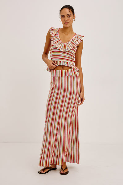 NARI SKIRT - HAVANA STRIPE – Rails