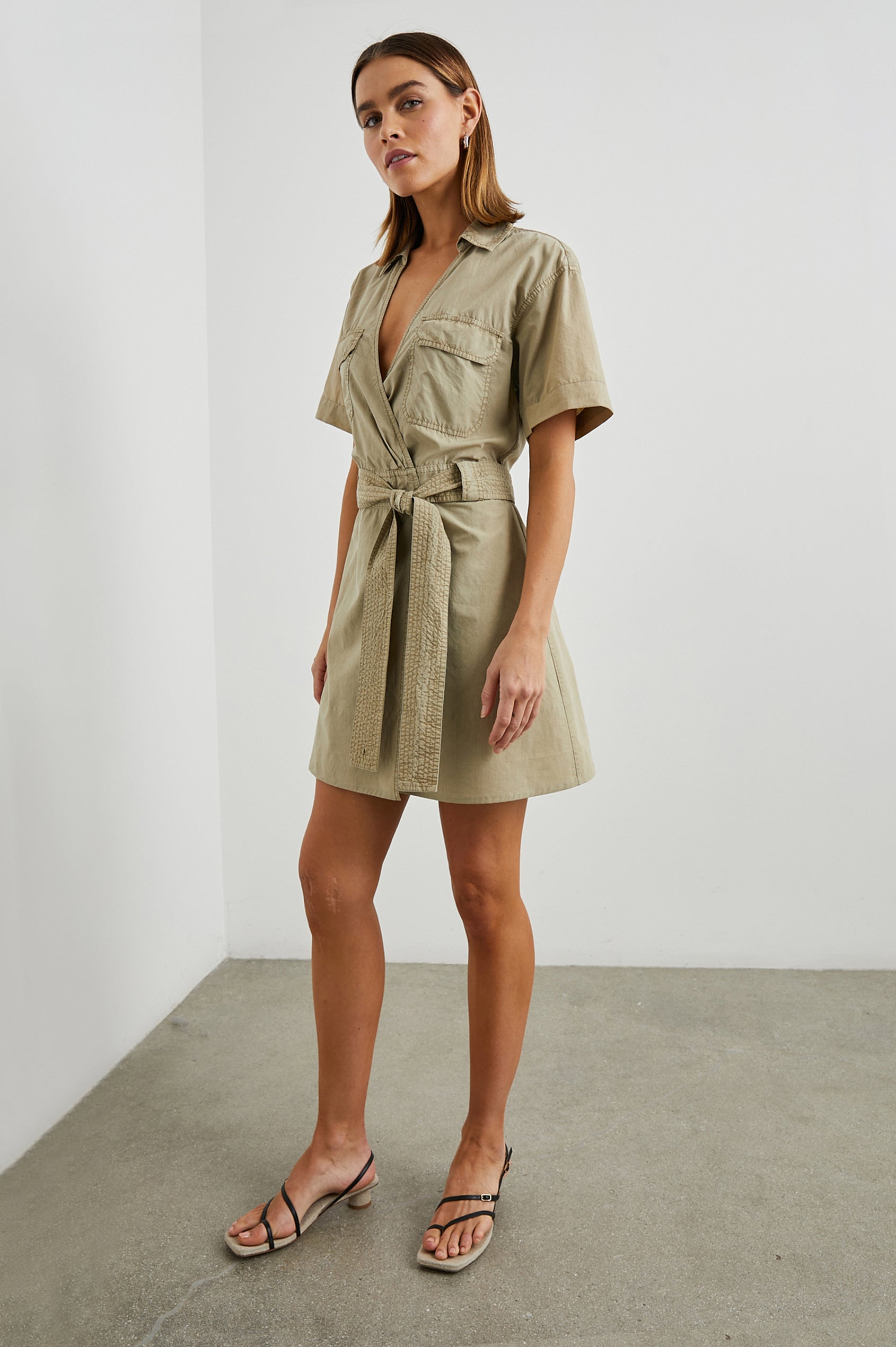 Rails Natalie Dress Olive L Rails Natalie Dress Olive L