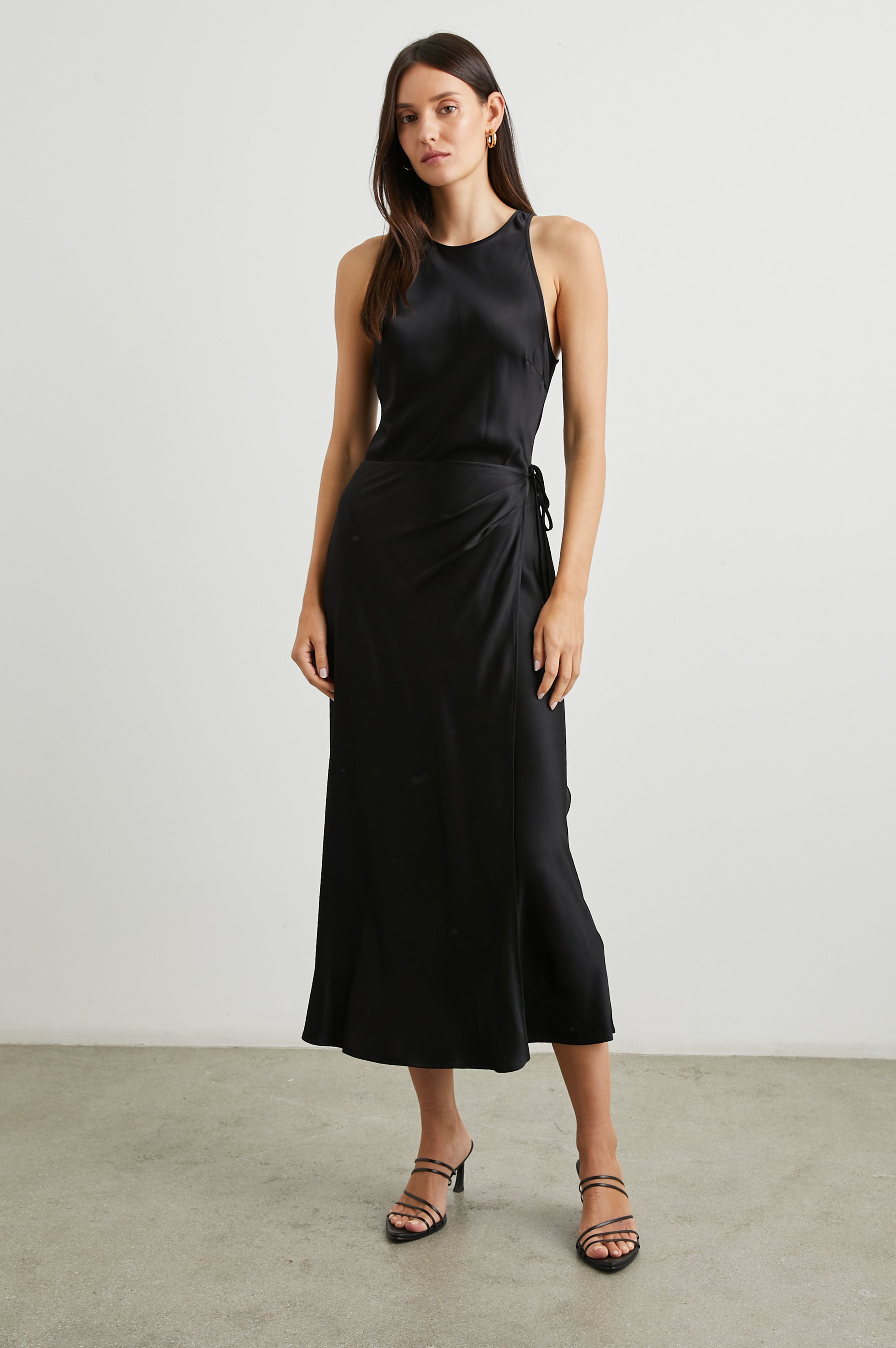 NAVI DRESS - BLACK – Rails