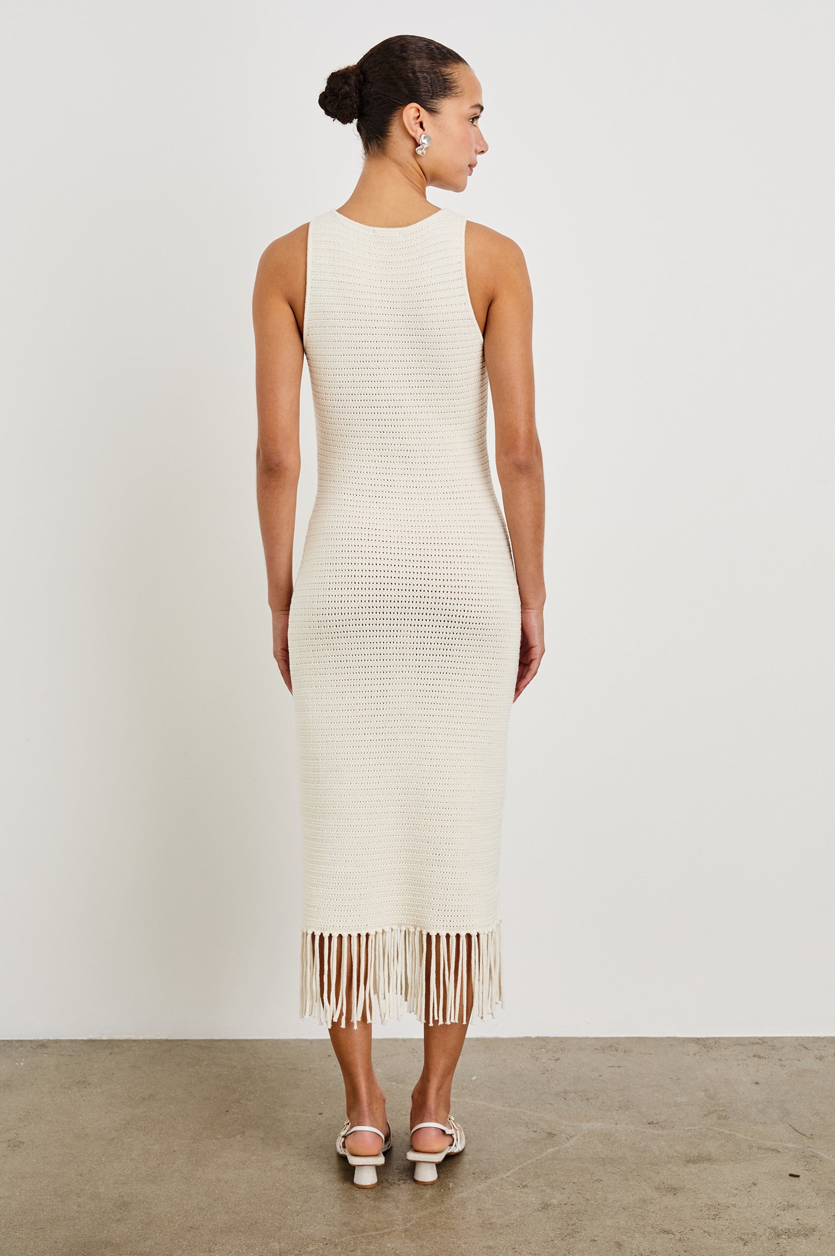 rails crochet dress Rails Nastia Crochet-Knit Midi-Dress