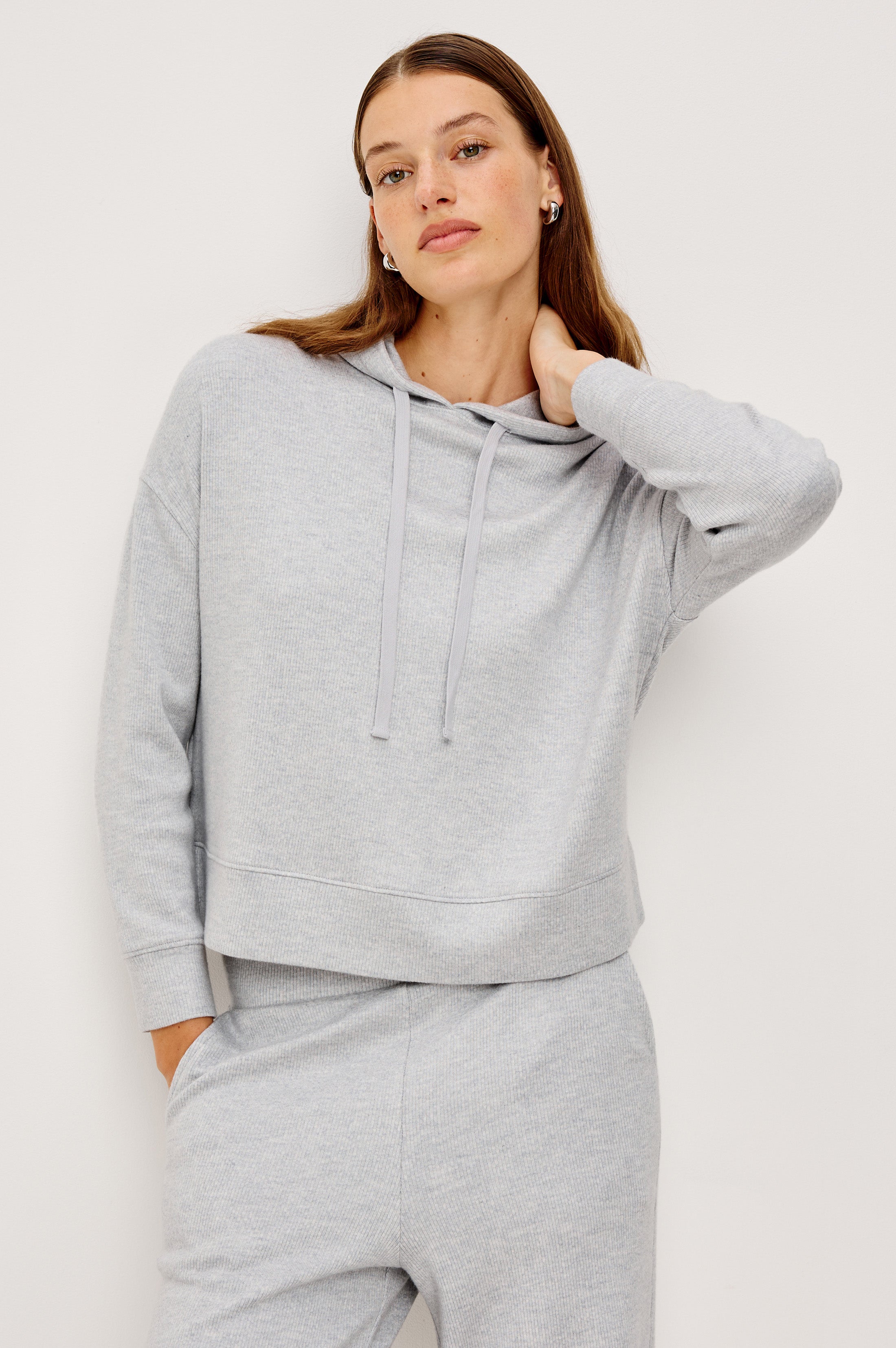 NICO SWEATSHIRT - HEATHER GREY BRUSHED – Rails