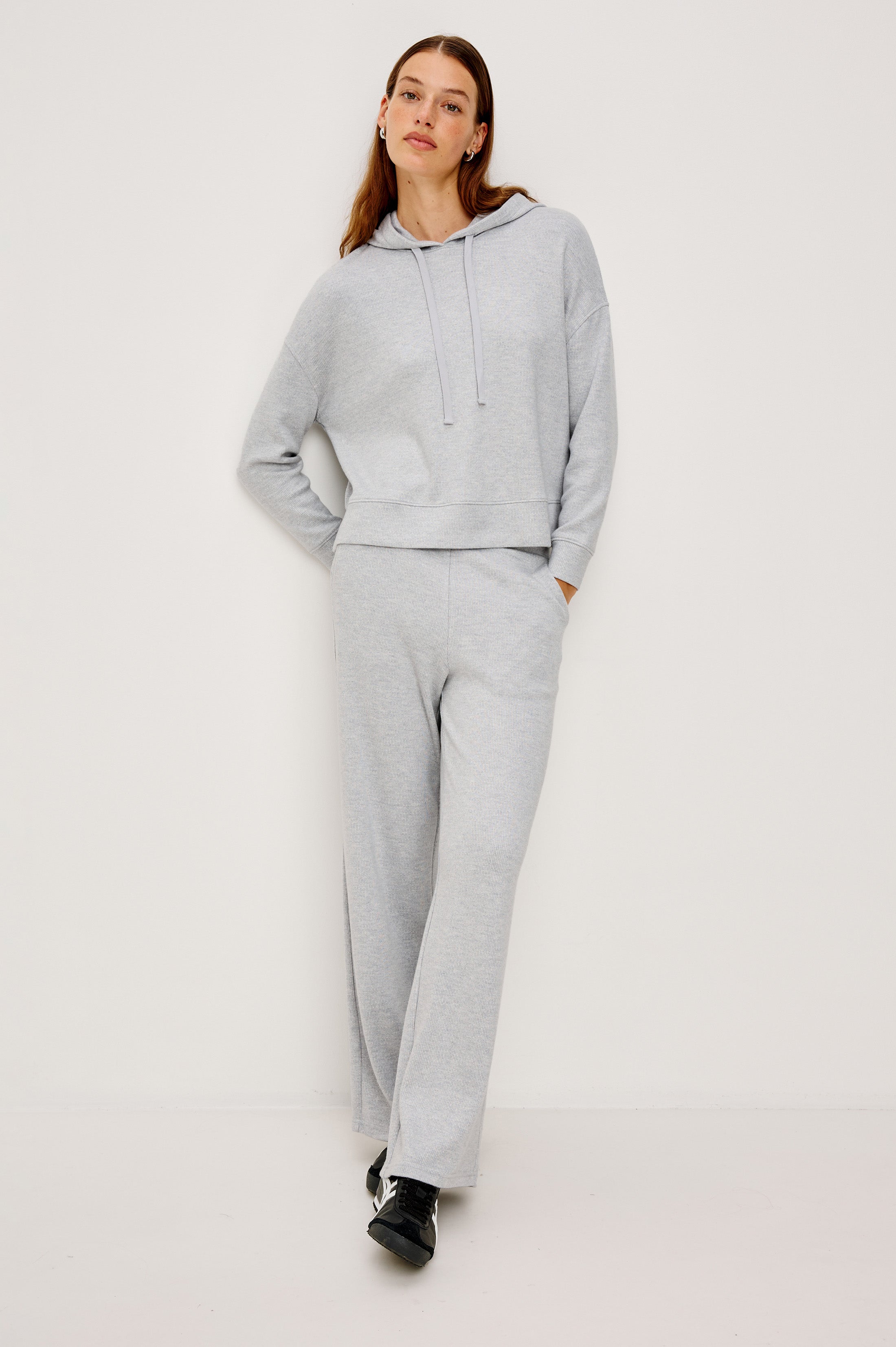 NICO SWEATSHIRT - HEATHER GREY BRUSHED – Rails
