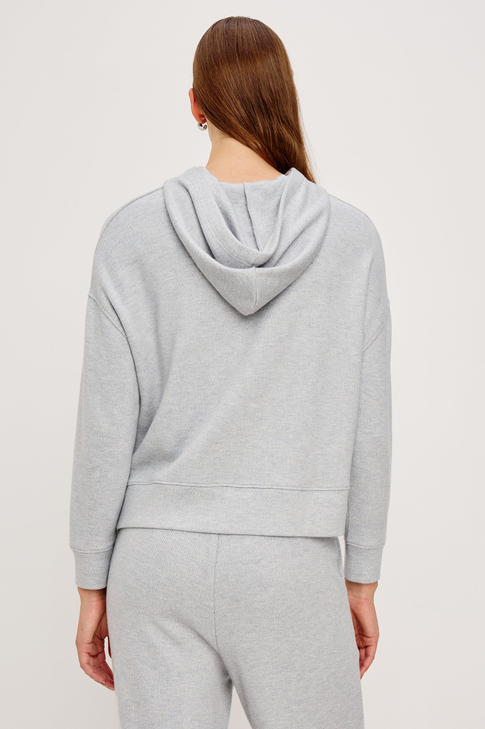 NICO SWEATSHIRT - HEATHER GREY BRUSHED