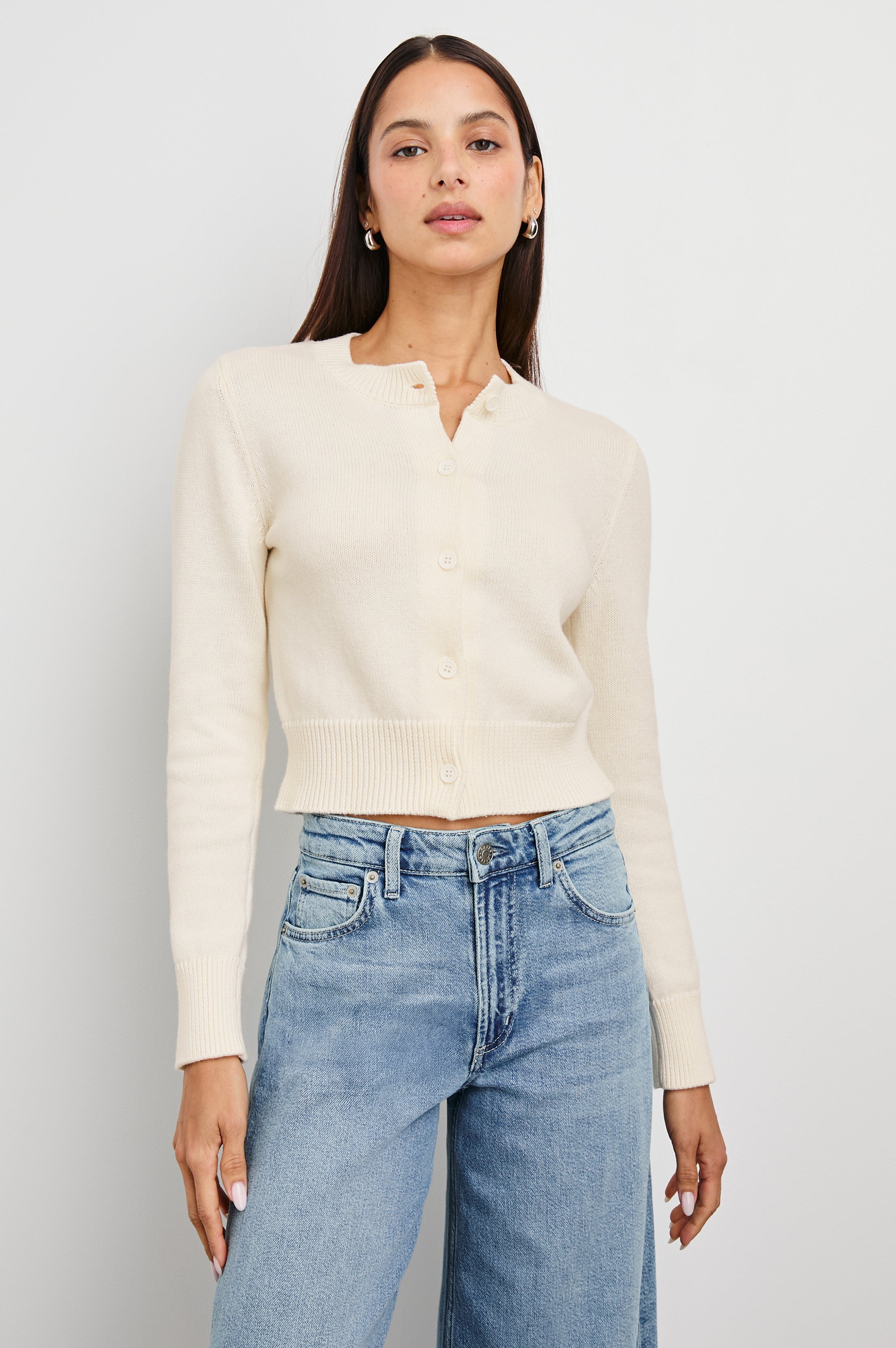 NORAH CARDIGAN - IVORY – Rails