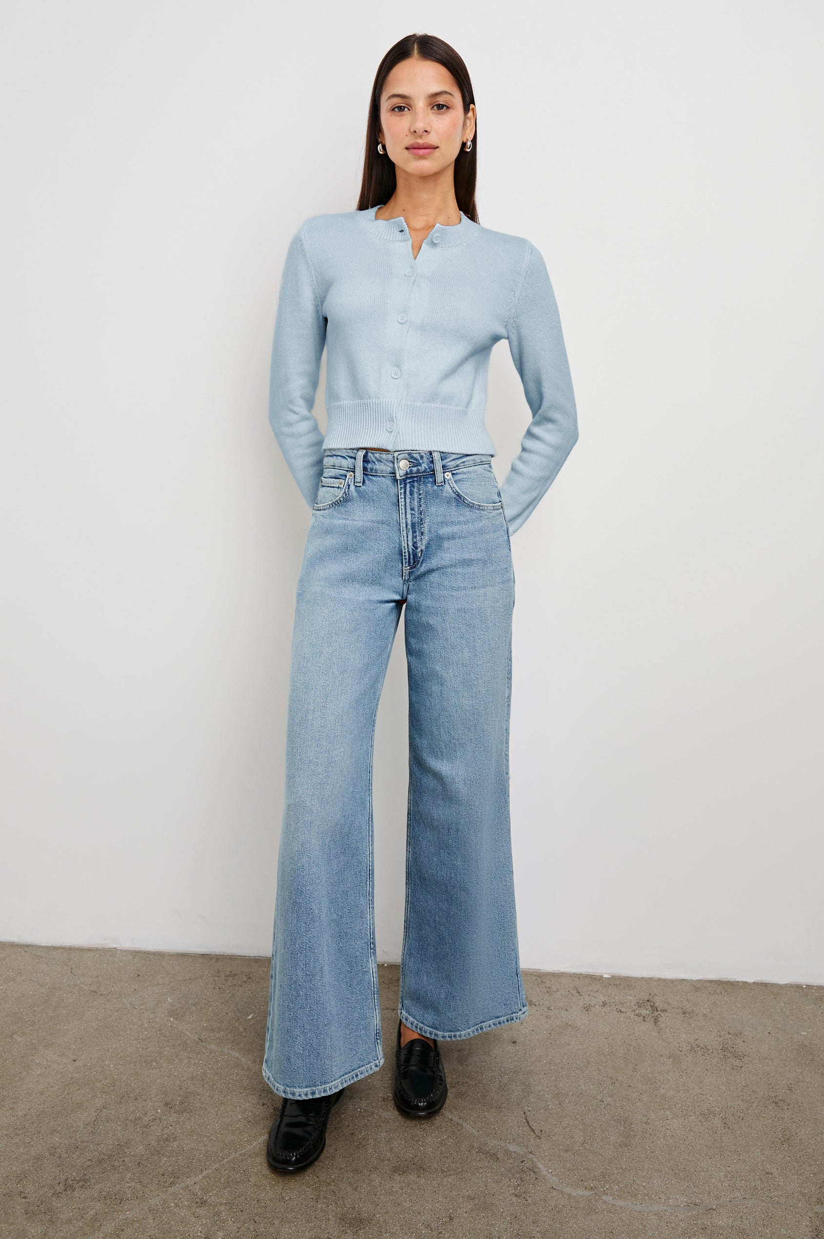 NORAH CARDIGAN - SKY