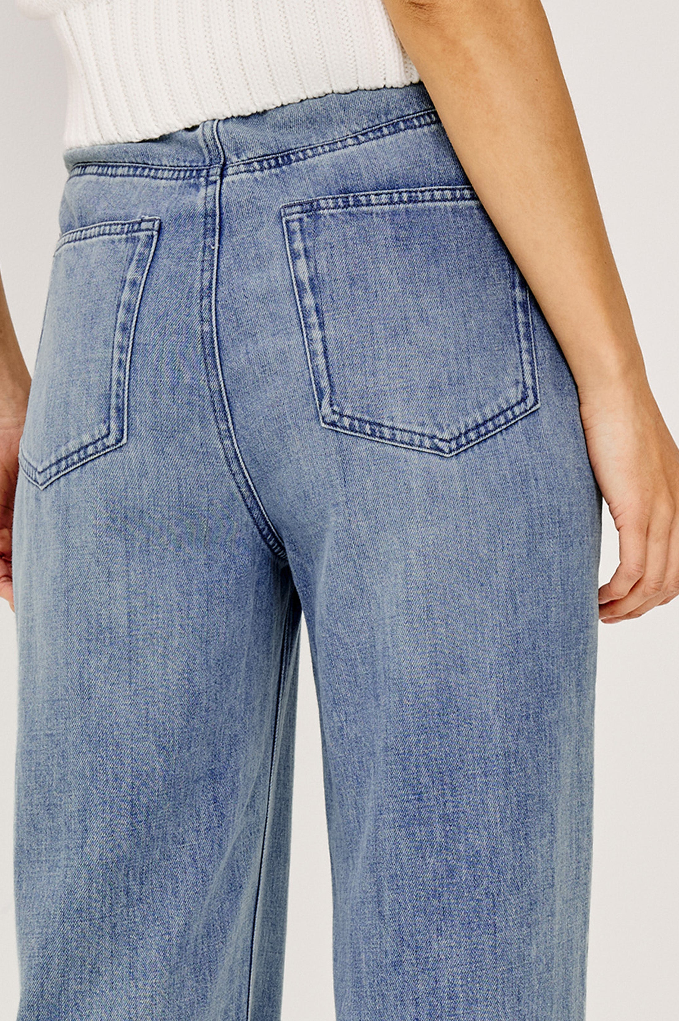 【L】 CRAY TOKYO ブルー ドローストリング リワークデニム NORMANDIE PANT - ANTIQUE BLUE – Rails