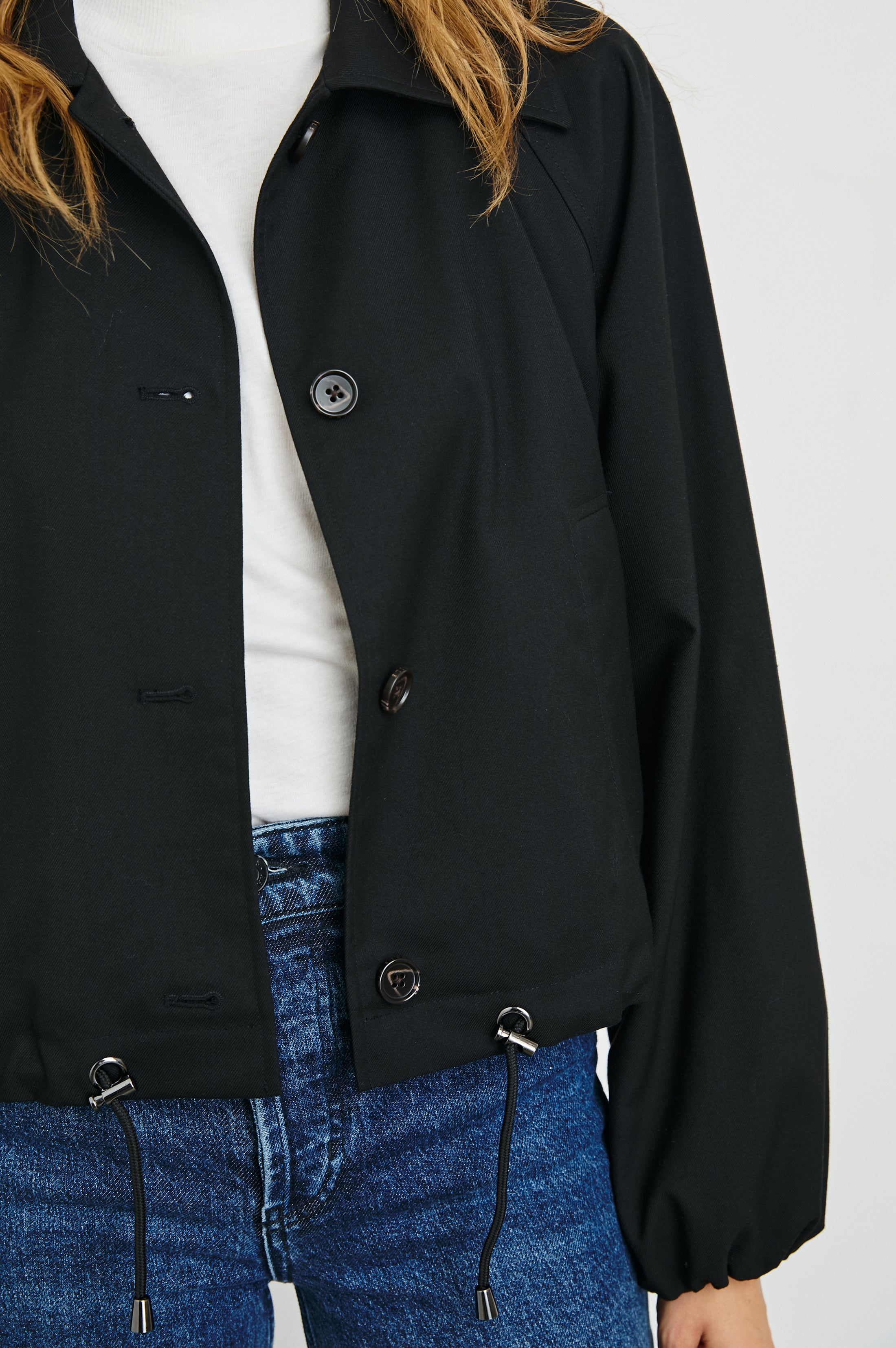 NORTH JACKET - BLACK TWILL – Rails