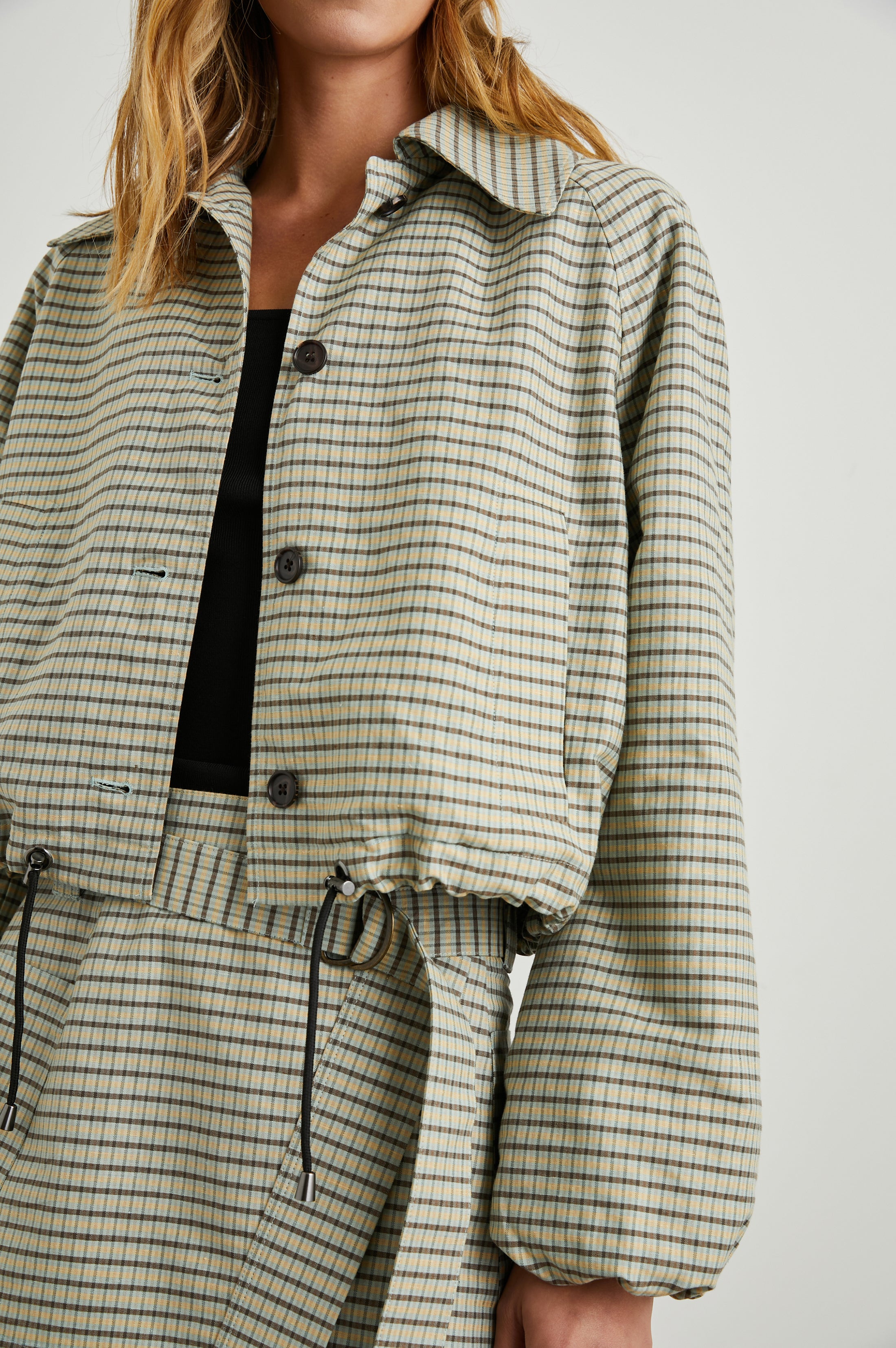 NORTH JACKET - SAGE MINI CHECK – Rails
