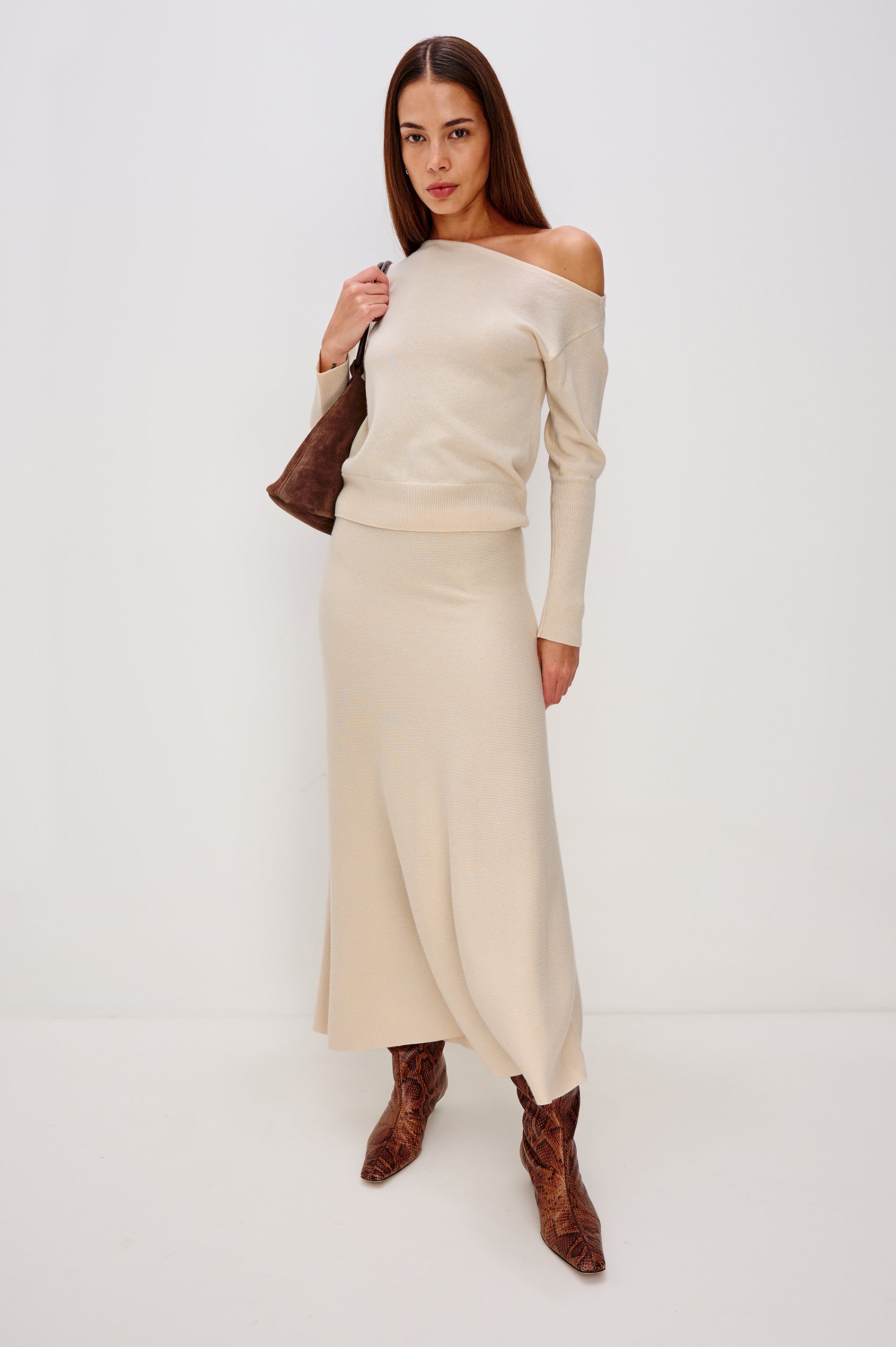 ODITA SKIRT - IVORY