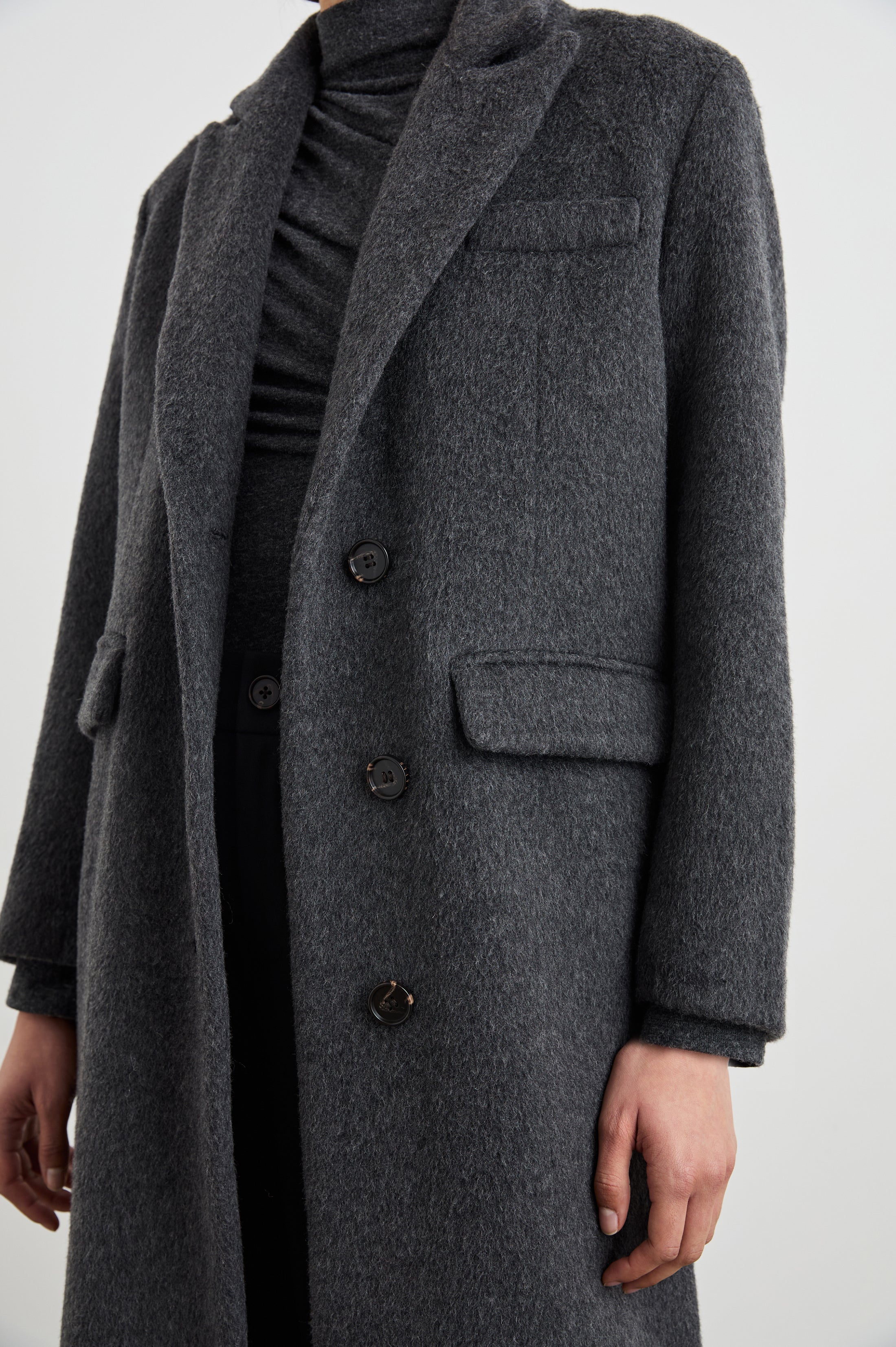 OPERA COAT - CHARCOAL – Rails
