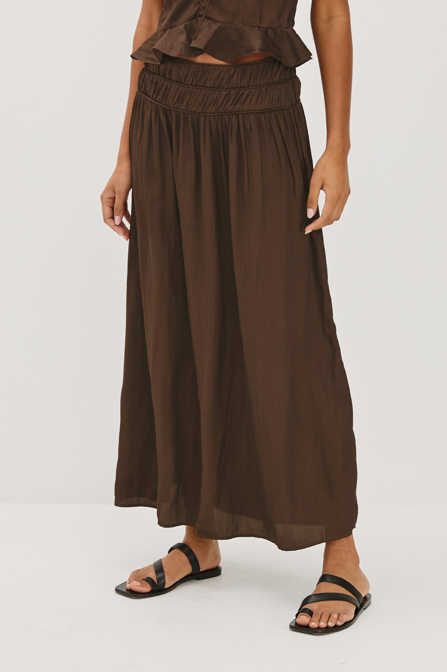 NARA SKIRT - ESPRESSO