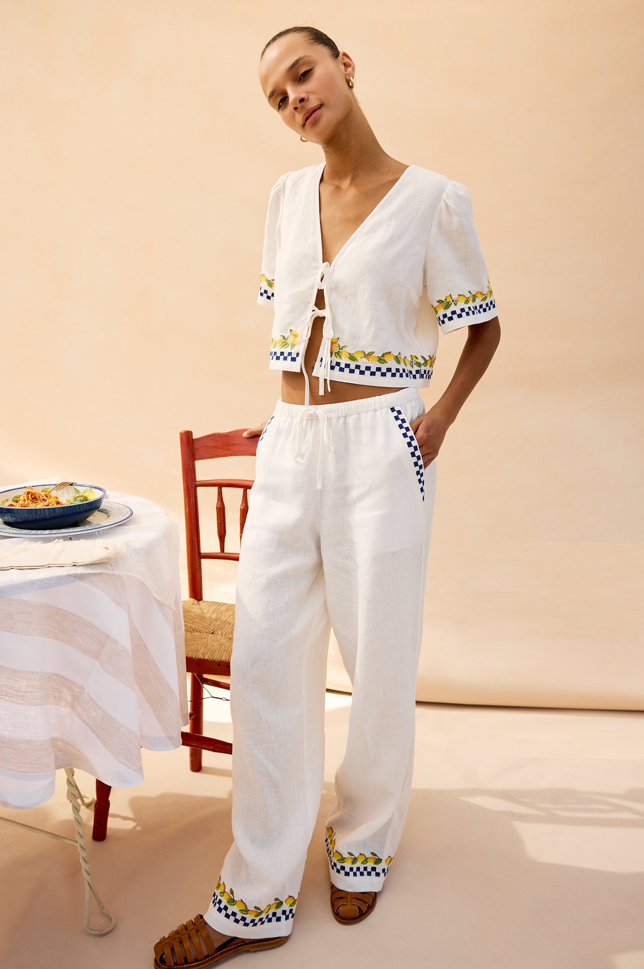RAILS X GIADZY ROSITA PANT - SORRENTO EMBROIDERY – Rails