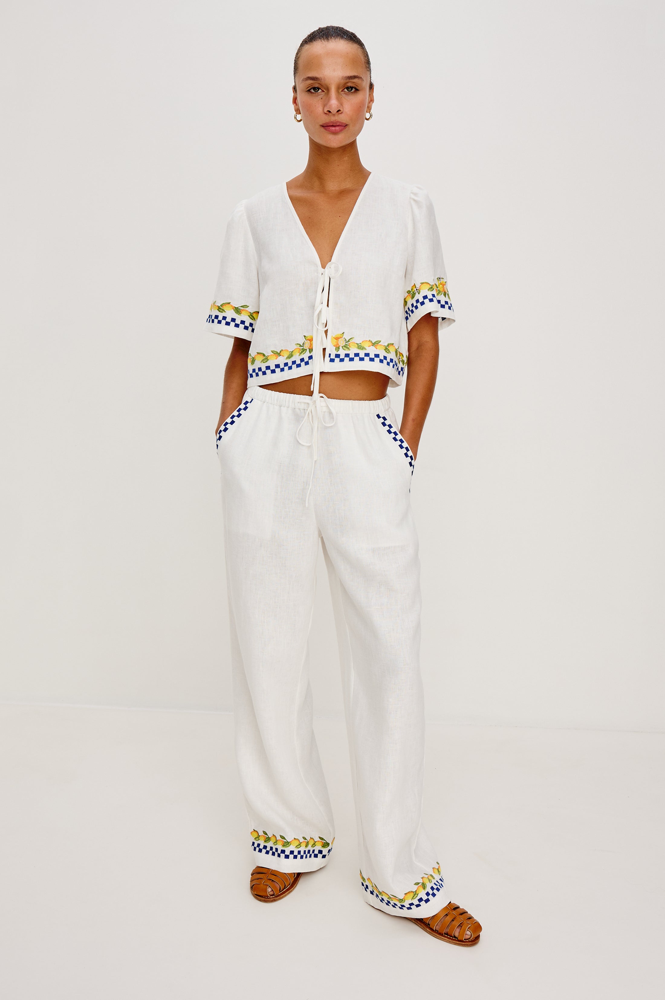 RAILS X GIADZY ROSITA PANT - SORRENTO EMBROIDERY – Rails