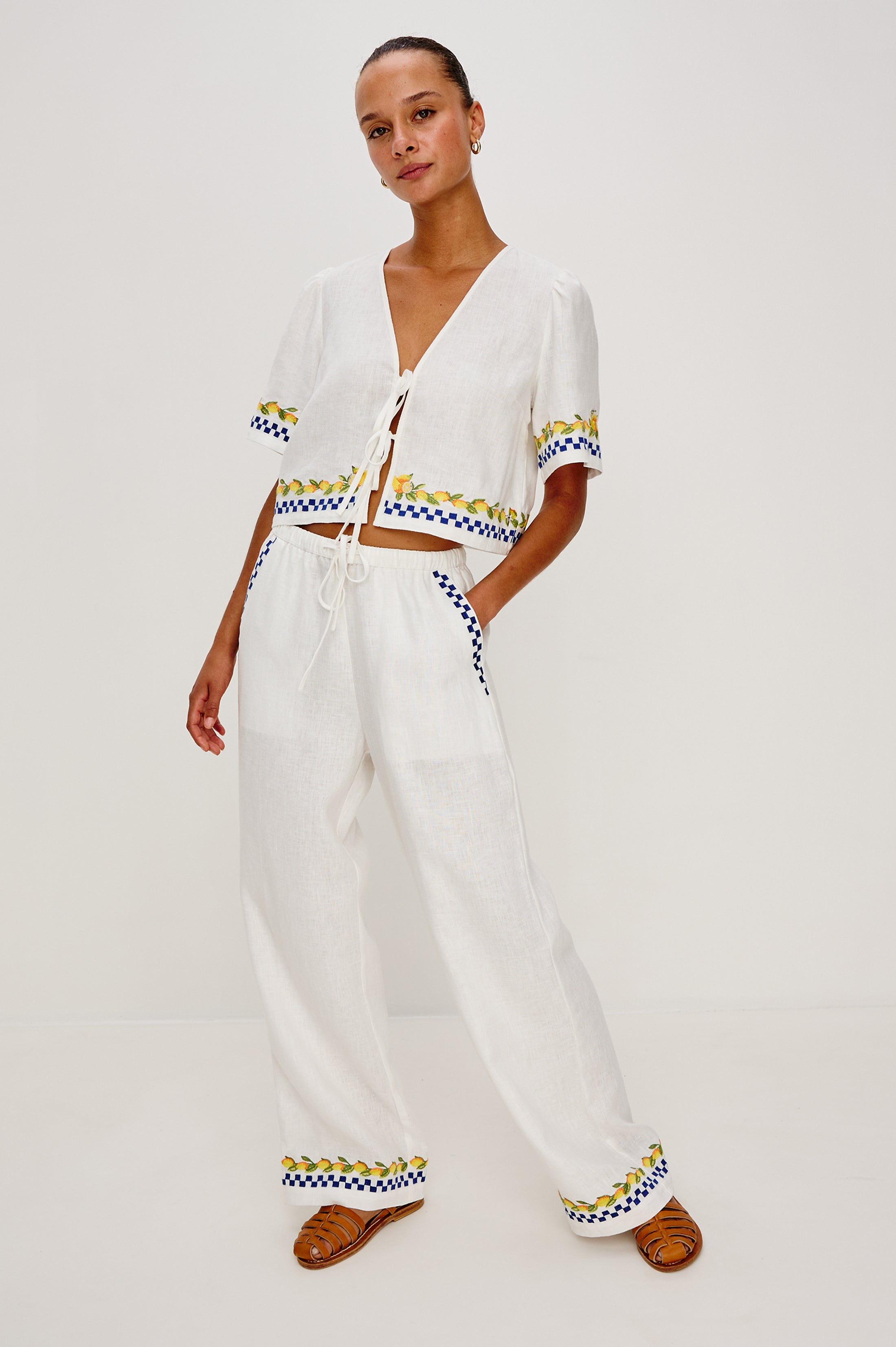 RAILS X GIADZY ROSITA PANT - SORRENTO EMBROIDERY – Rails