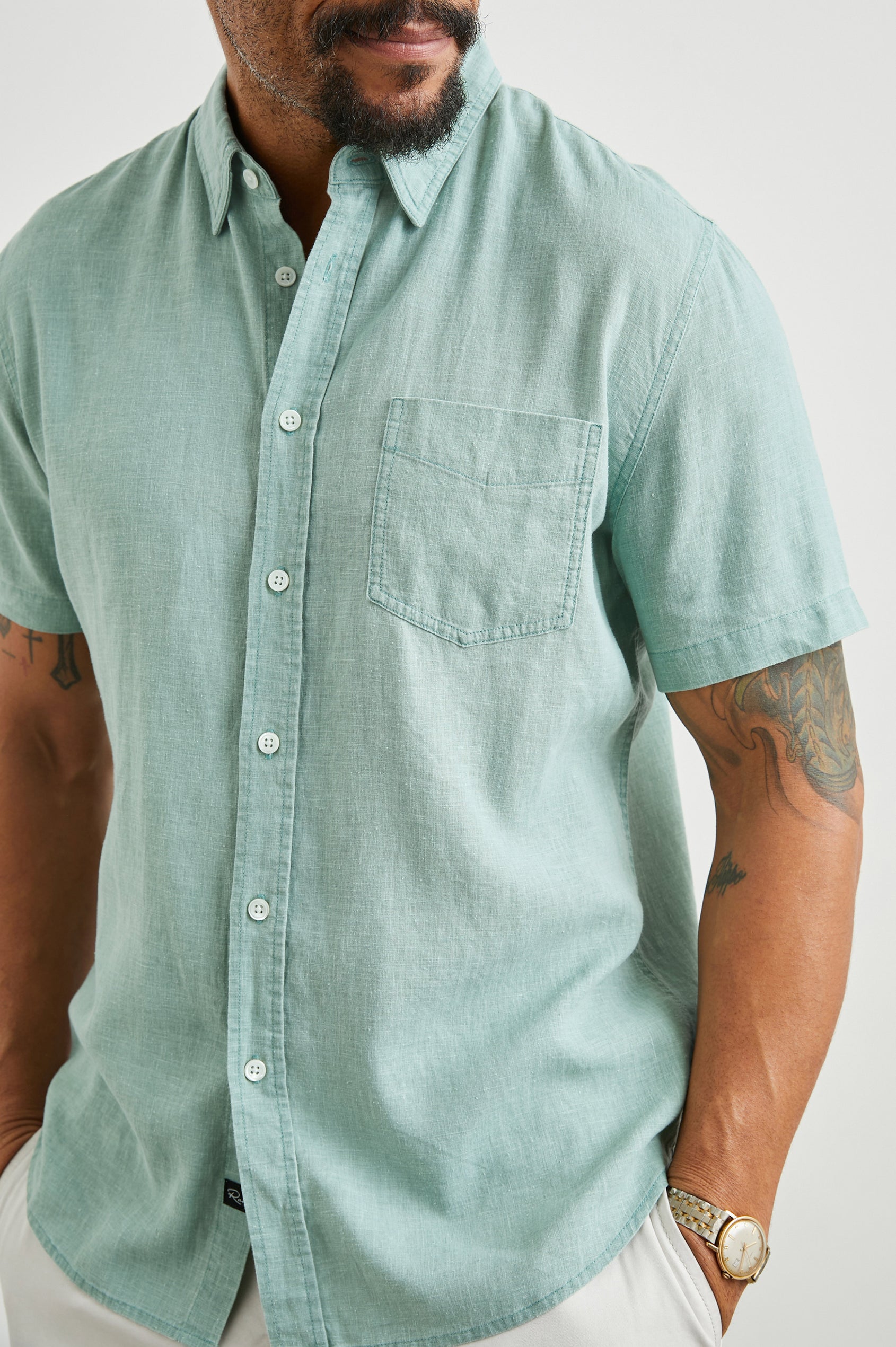 jade dress shirt Jade Green Short Sleeve Pique Polo Shirt