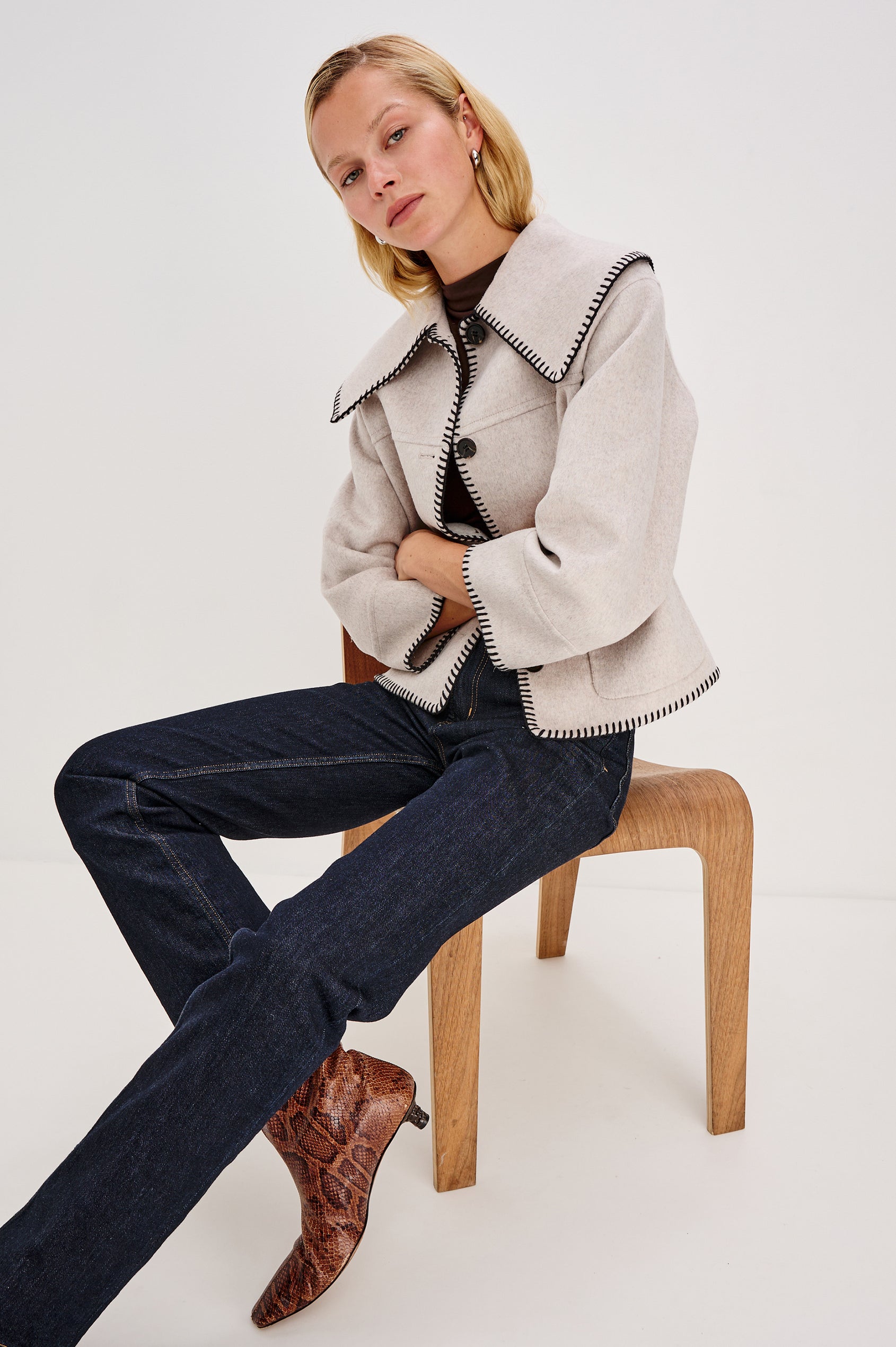 PATTY JACKET - OATMEAL