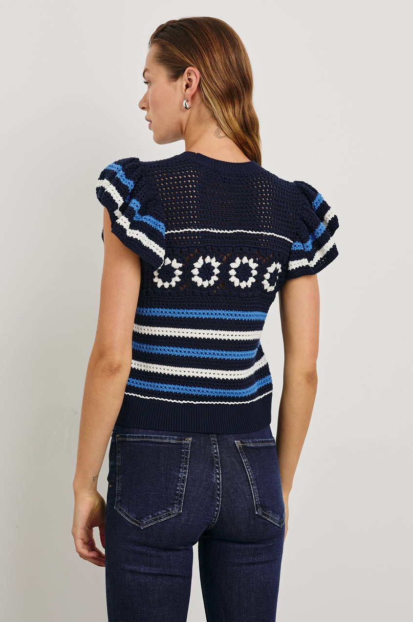Penelope Embroidered Lace Top