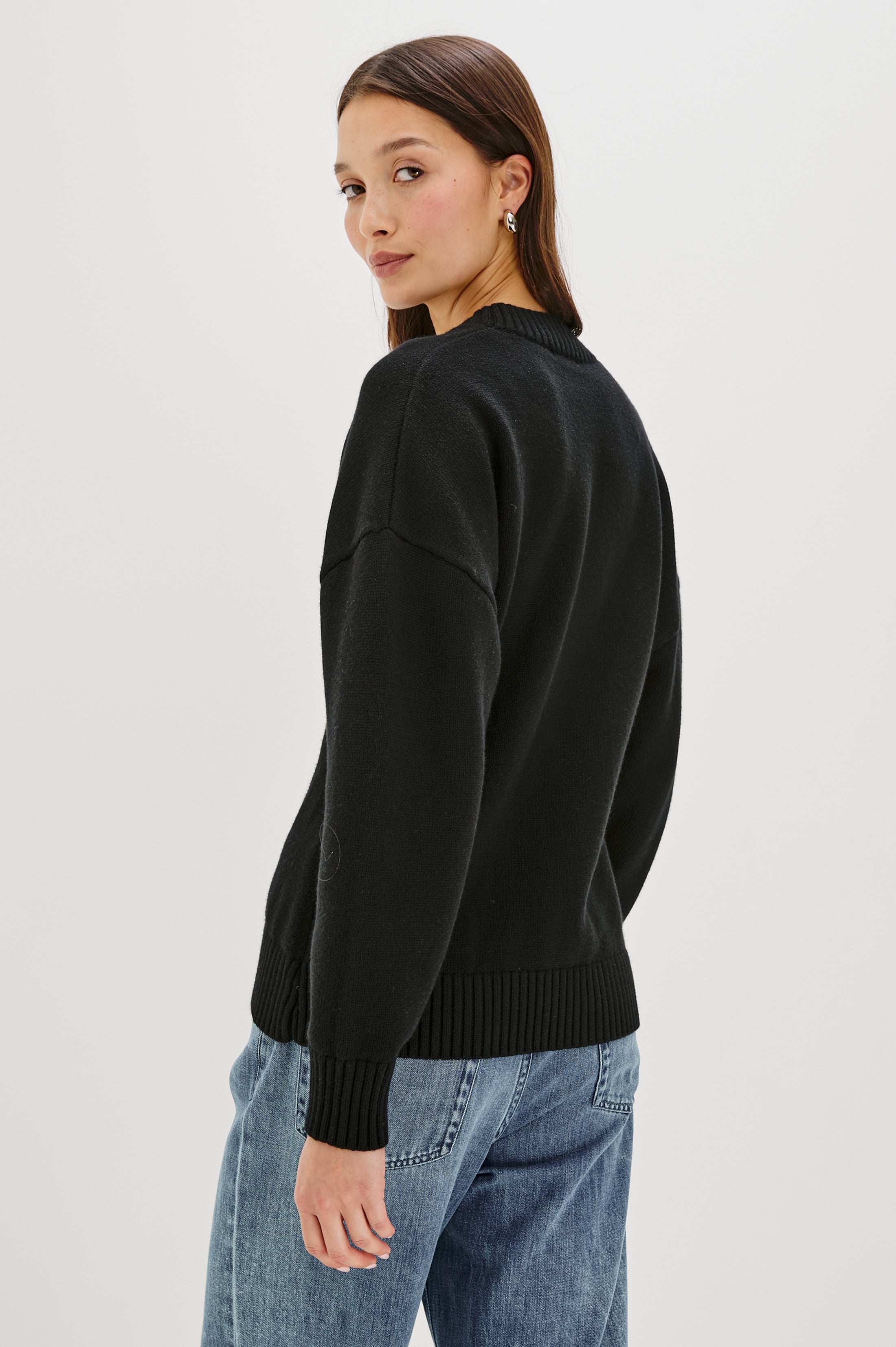 PHILIPPA CARDIGAN - BLACK – Rails