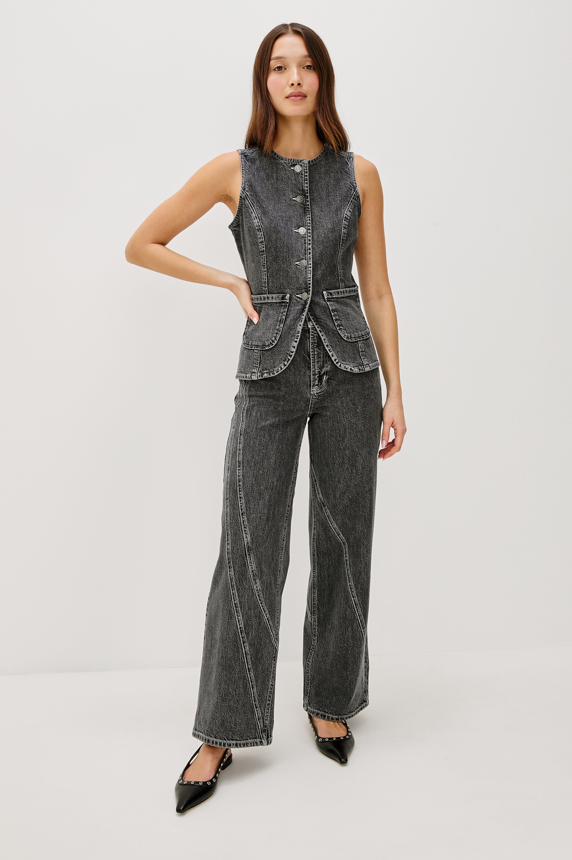 PORTOLA VEST - WASHED CHARCOAL – Rails