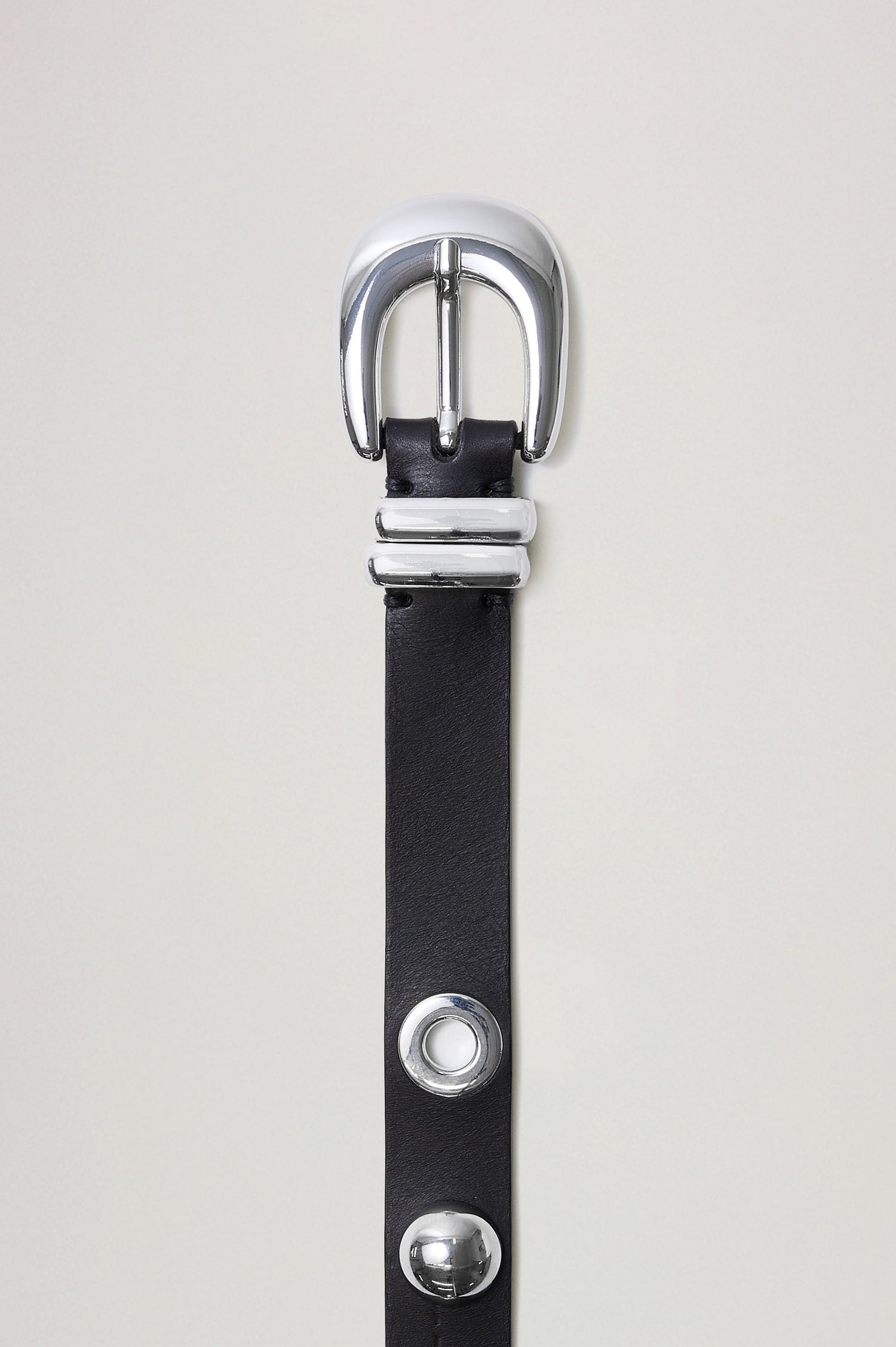 PRESLEY BELT - BLACK SILVER