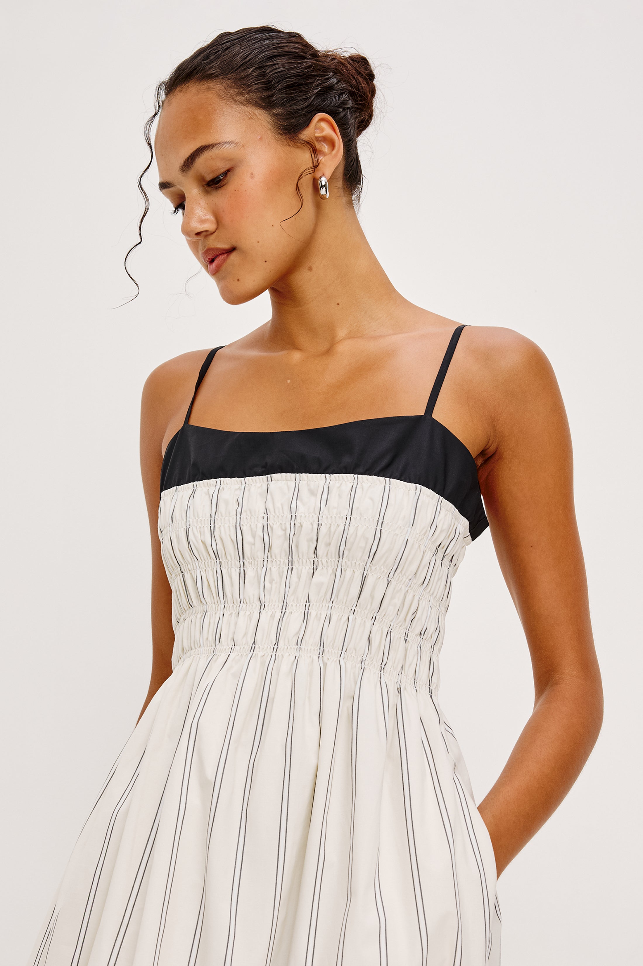 PRIMROSE DRESS - PALMA STRIPE – Rails