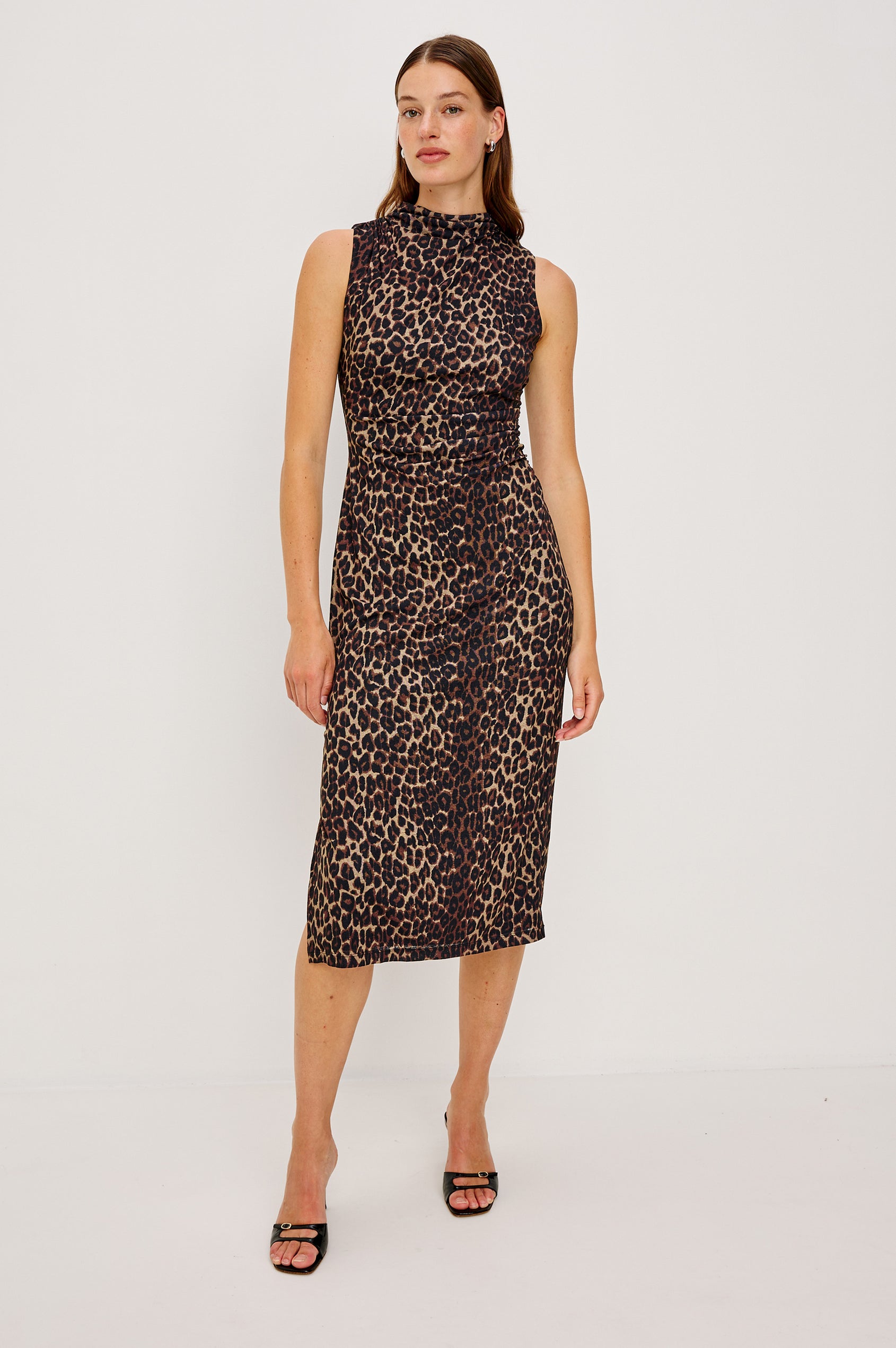 REBECCA DRESS - BROWN NALA
