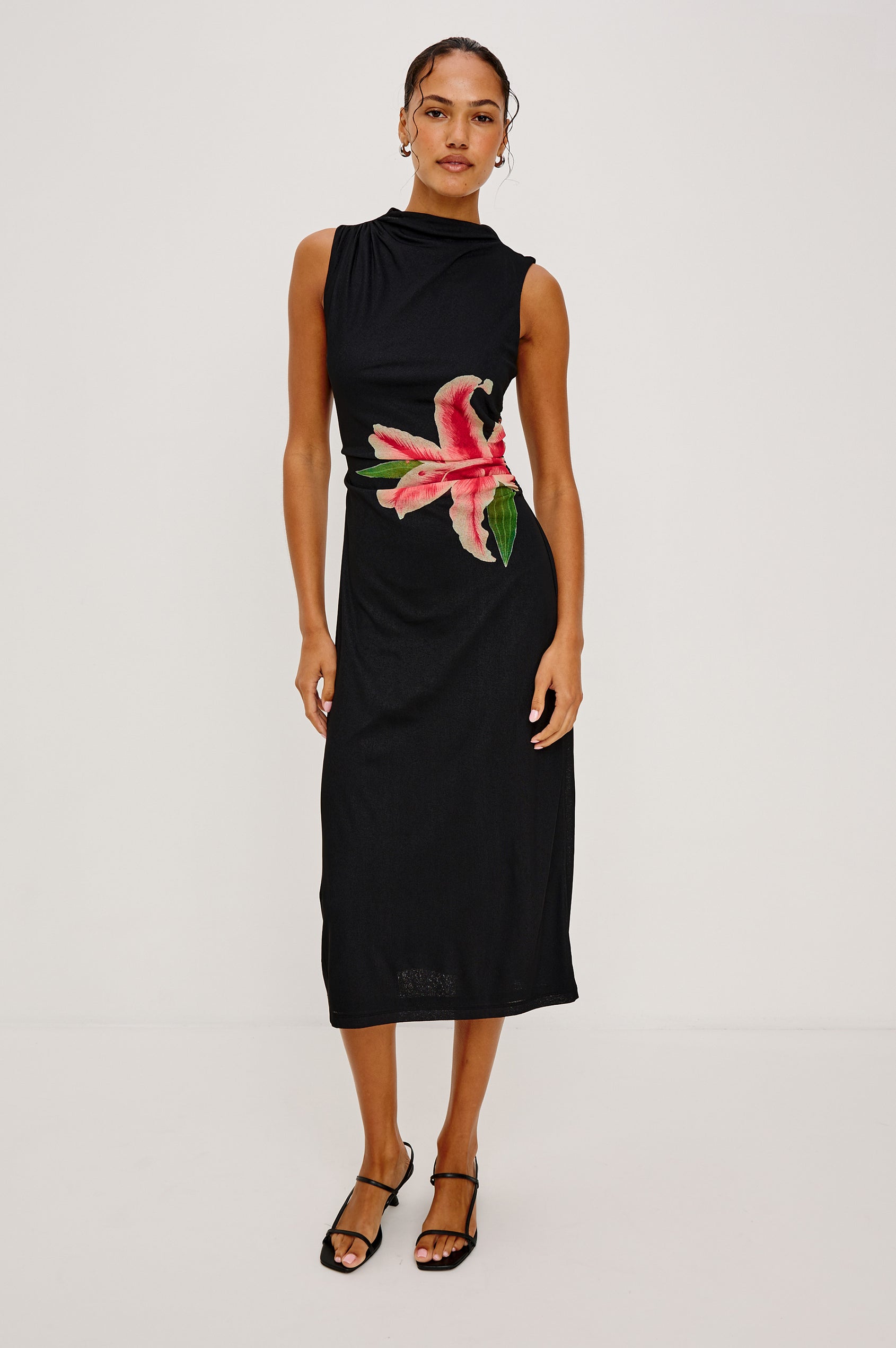 REBECCA DRESS - PEACH LILY