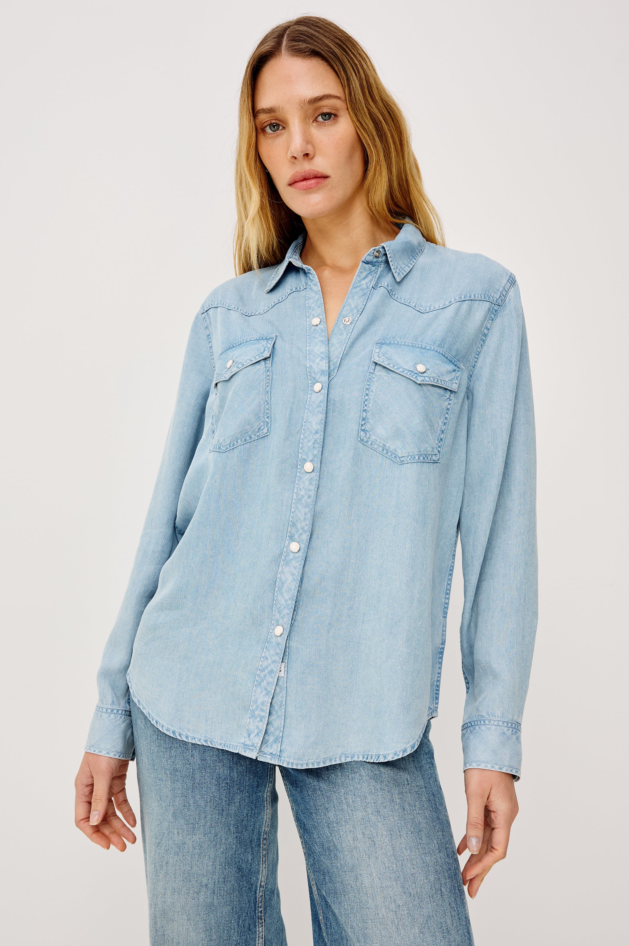 REMI SHIRT - MEDIUM INDIGO – Rails