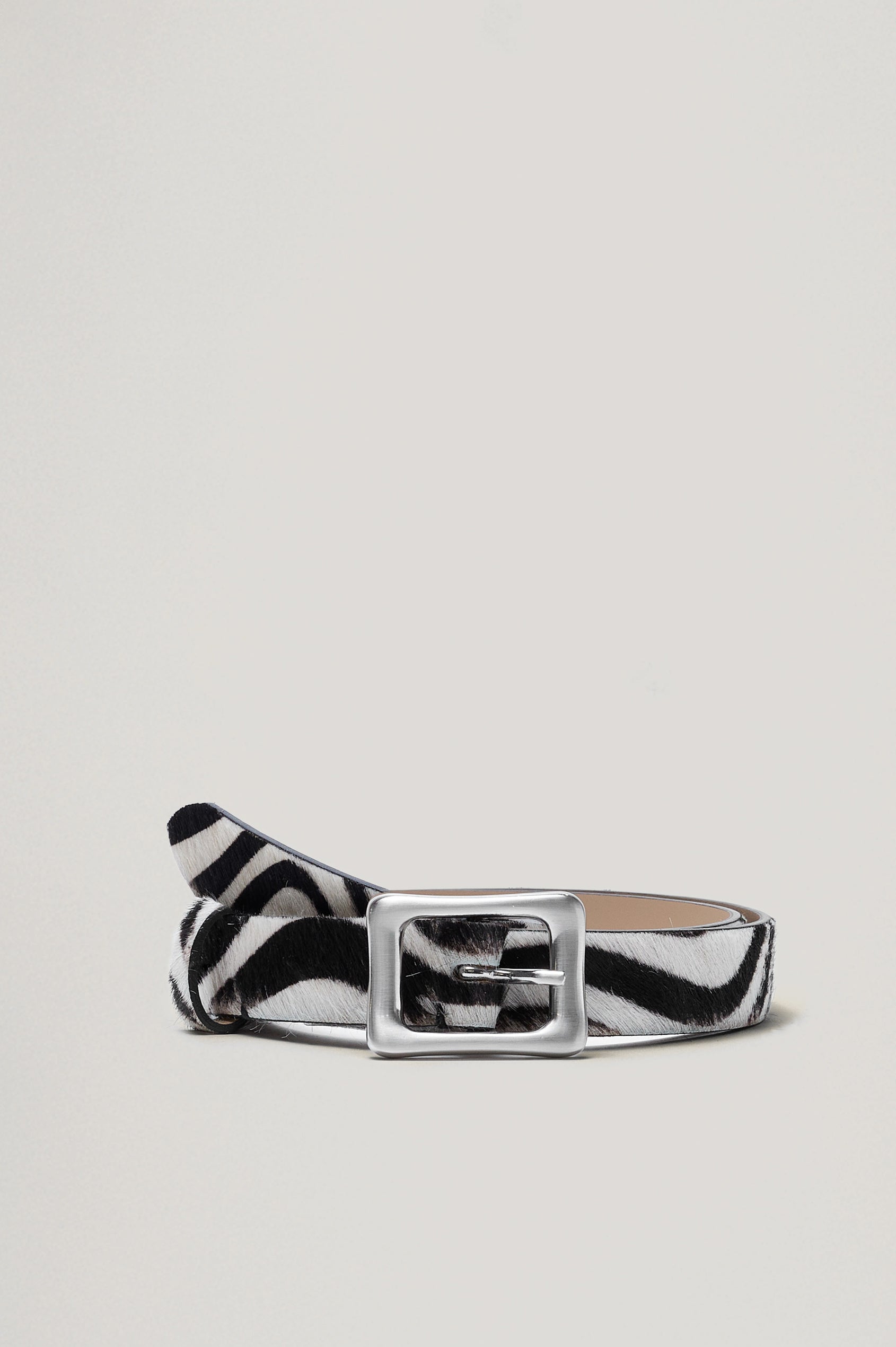 REMI BELT - ZEBRA HAIRCALF