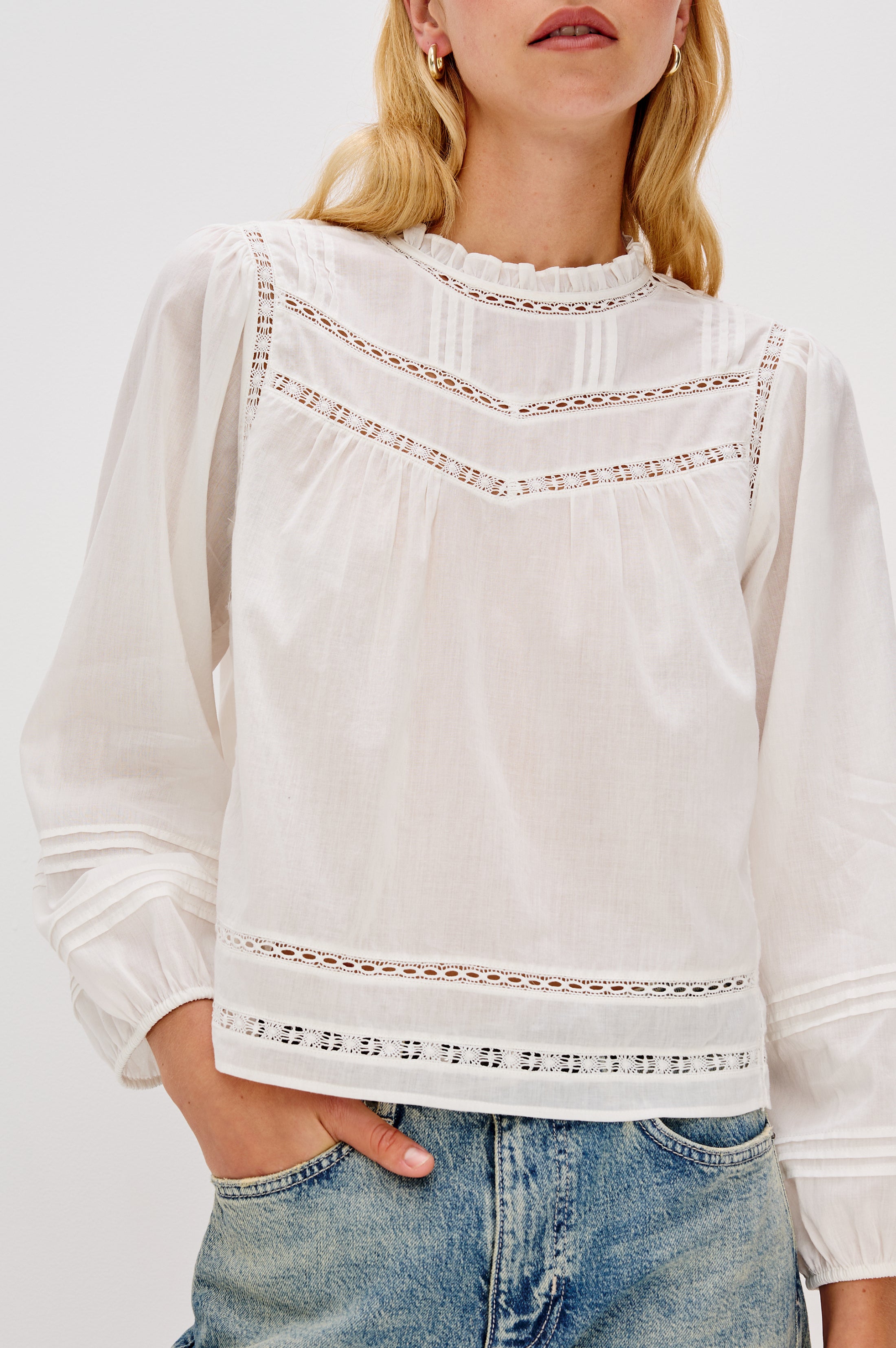 REYNA TOP - WHITE – Rails
